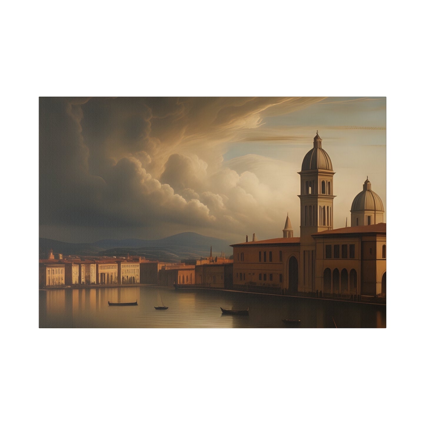 Wall Art, Canal, Matte Canvas, Stretched, 0.75"