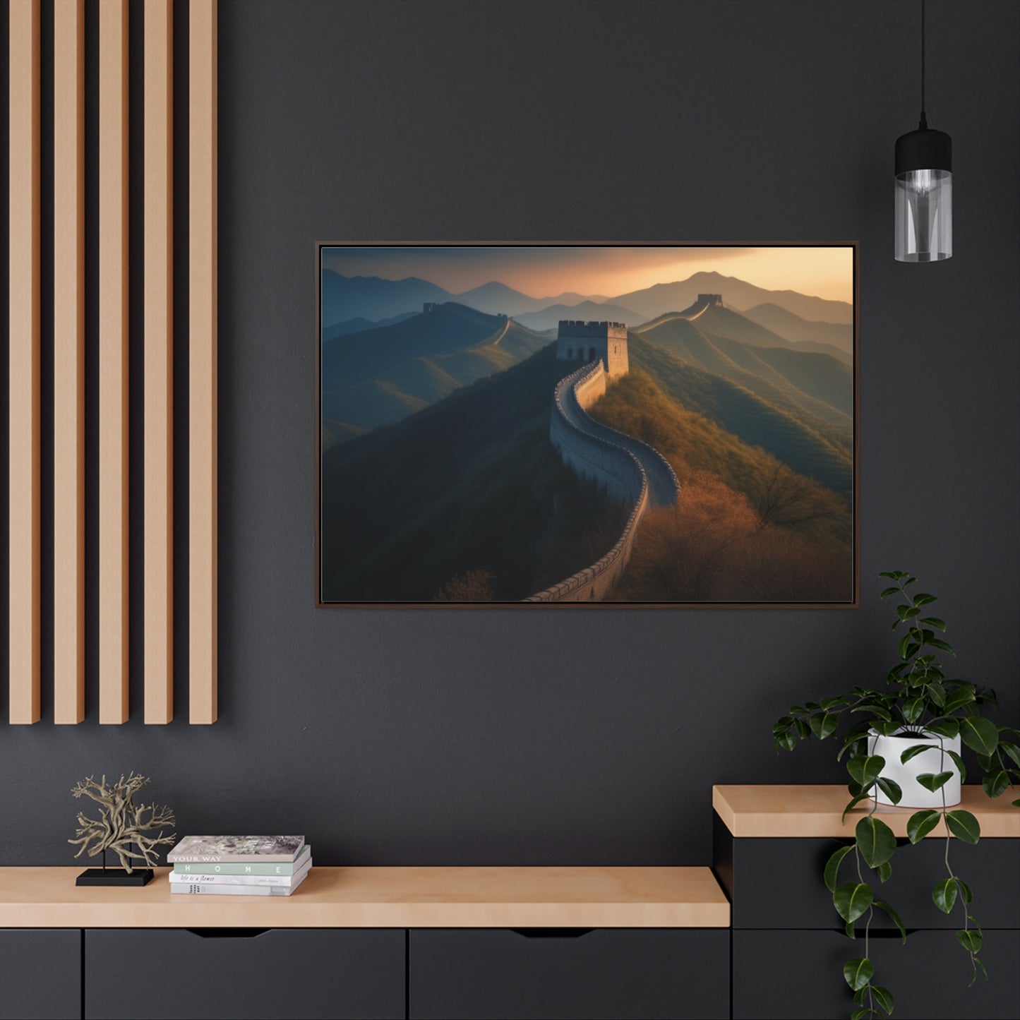 Great Wall, Wall Art,Gallery Canvas Wraps, Horizontal Frame