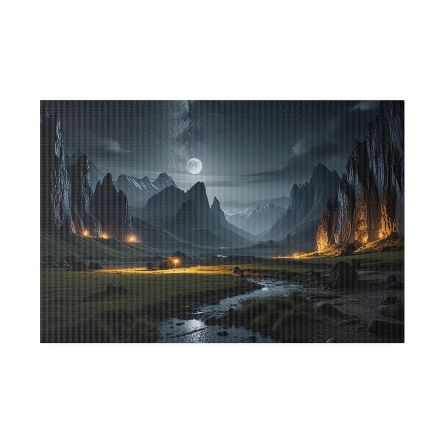 The Place Between the Cliffs, Wall Art, Matte Canvas, Stretched, 0.75"