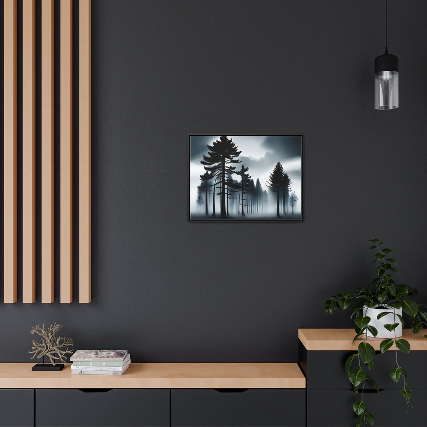 Gray Day, Wall Art, Gallery Canvas Wraps, Horizontal Frame