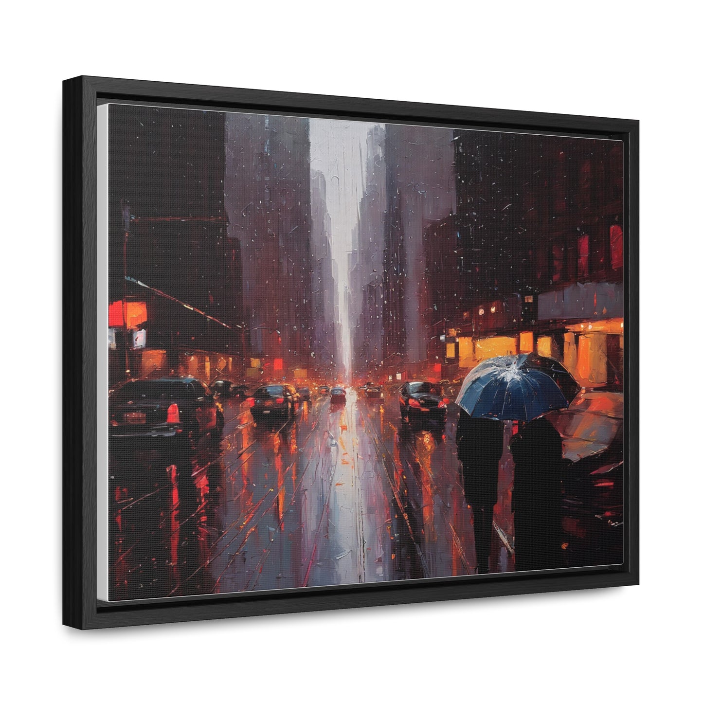 City Streets, Wall Art, Gallery Canvas Wraps, Horizontal Frame