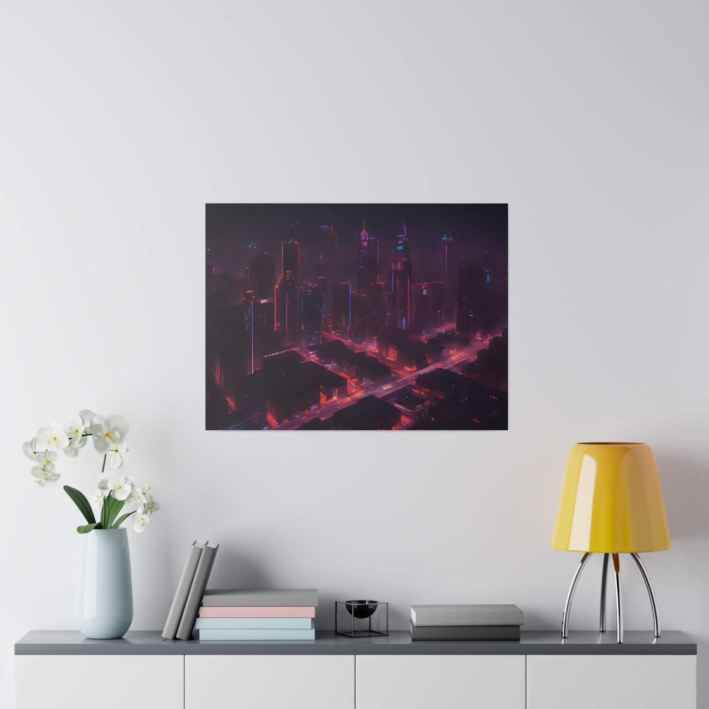 Neon lights, Wall Art, Matte Canvas, Stretched, 0.75"