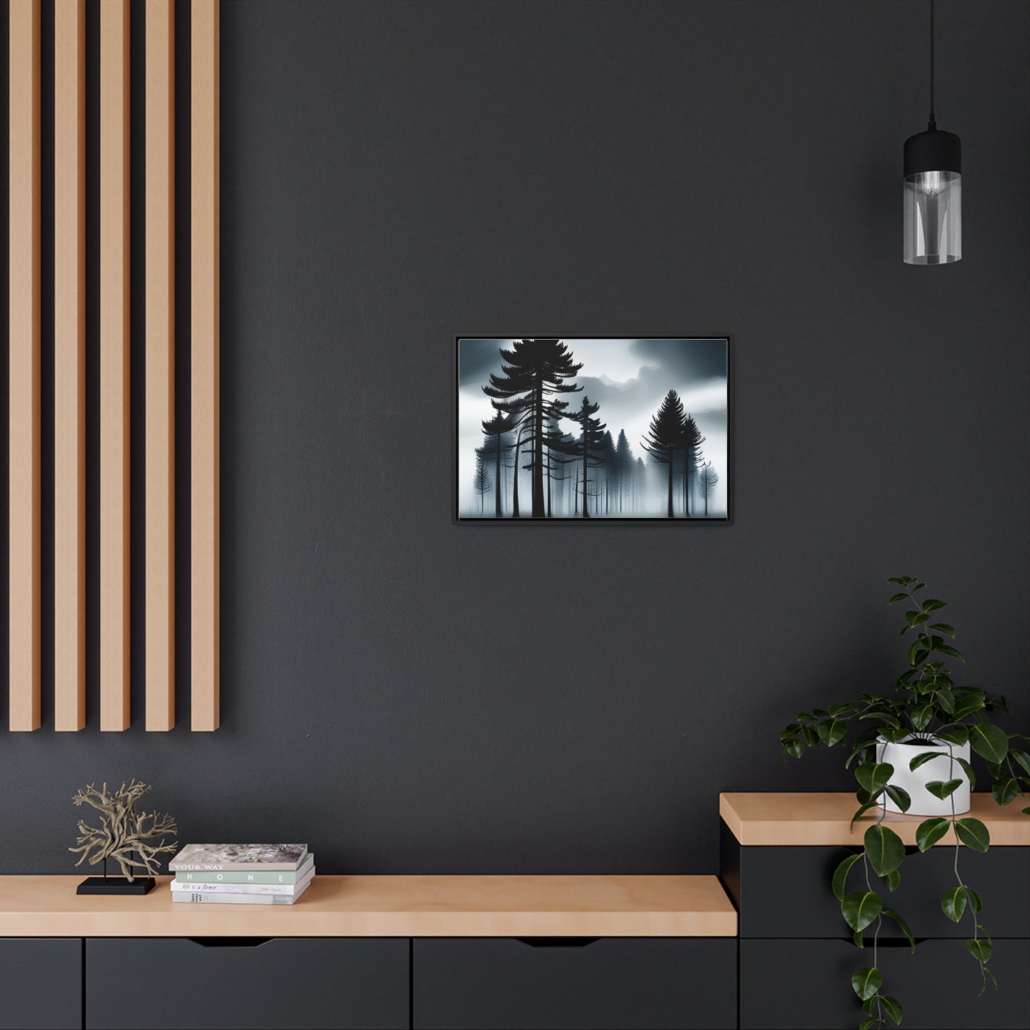 Gray Day, Wall Art, Gallery Canvas Wraps, Horizontal Frame