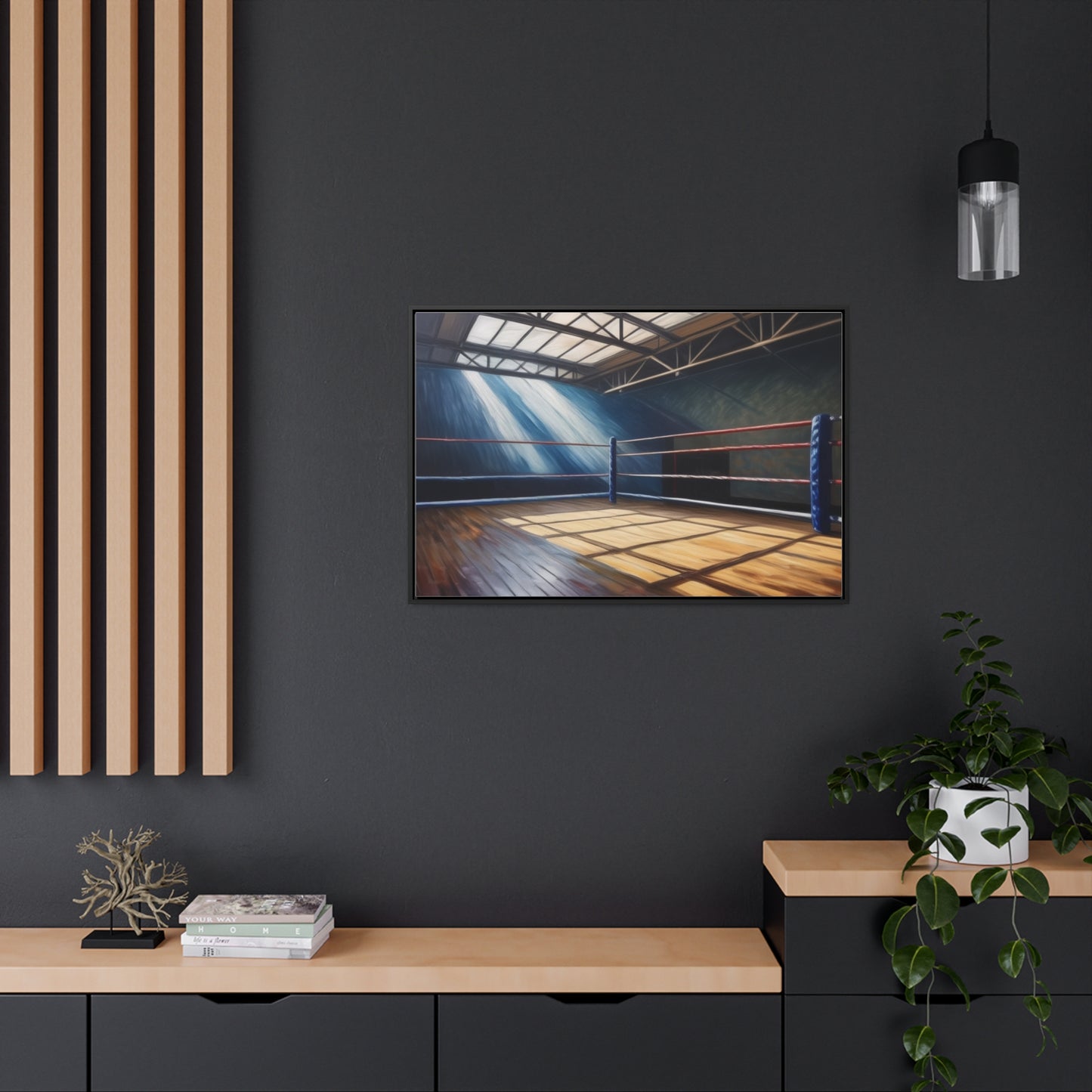 Boxing Ring, Wall Art, Gallery Canvas Wraps, Horizontal Frame