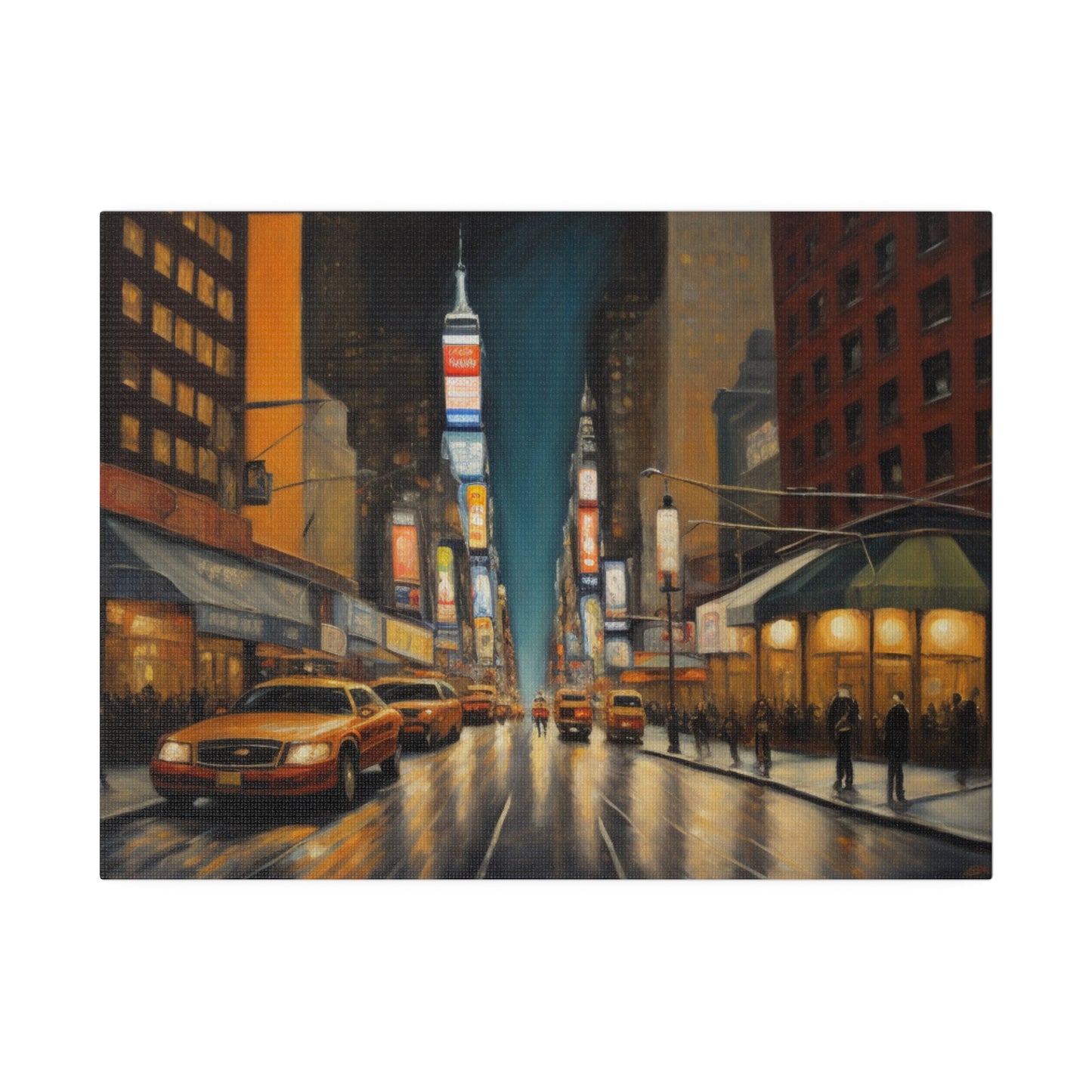 The City, Wall Art, Matte Canvas, Stretched, 0.75"