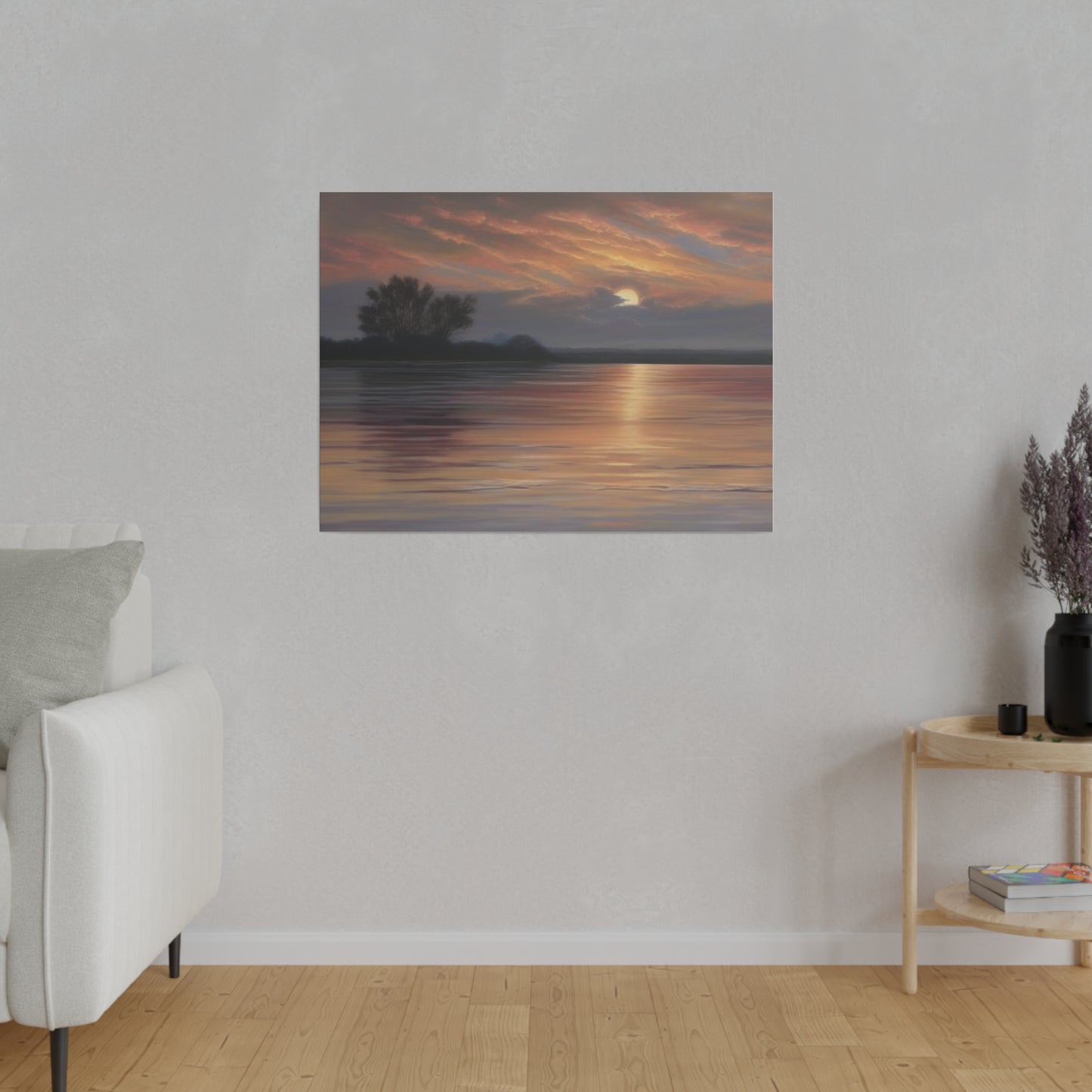 Sun Rise, Wall Art, Matte Canvas, Stretched, 0.75"