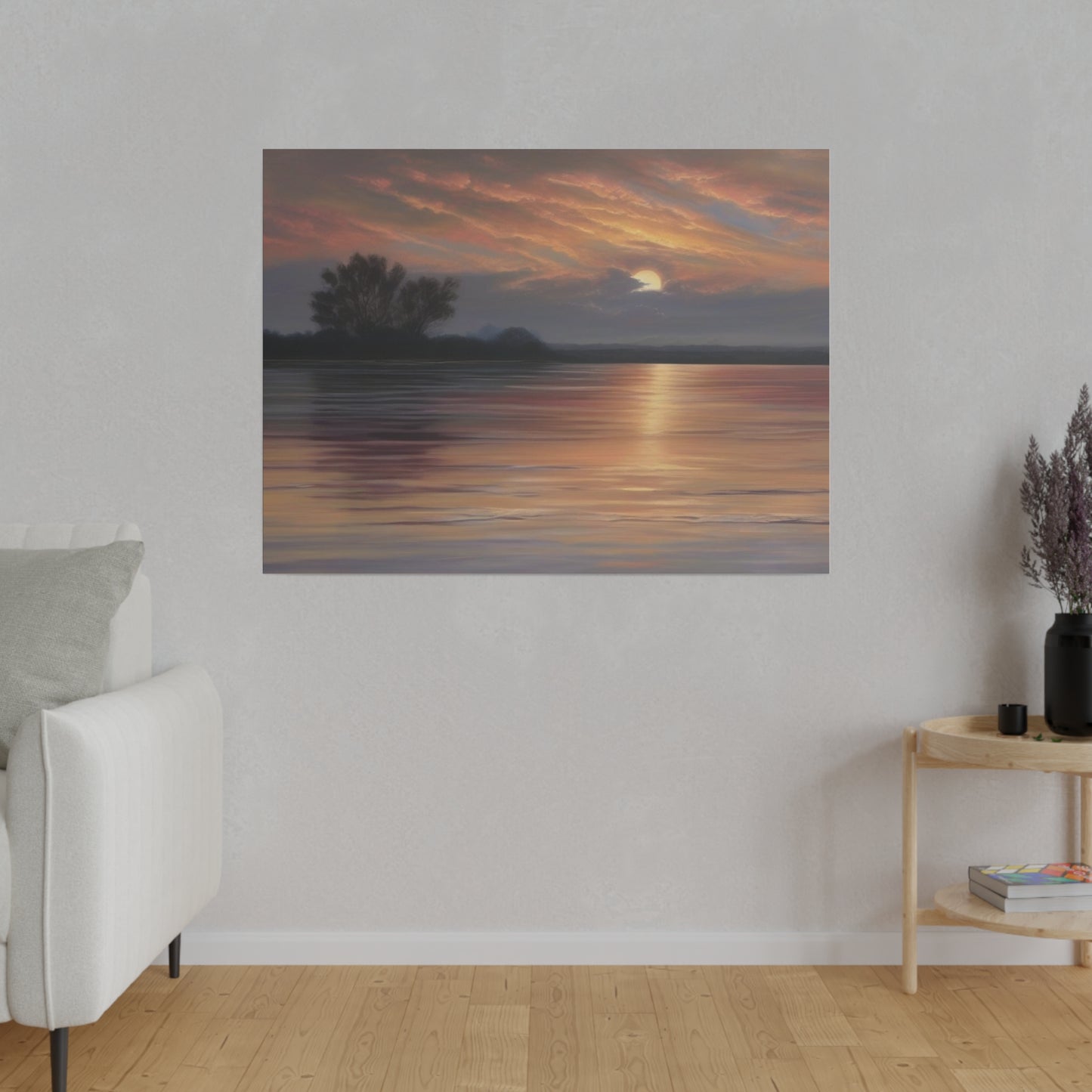 Sun Rise, Wall Art, Matte Canvas, Stretched, 0.75"