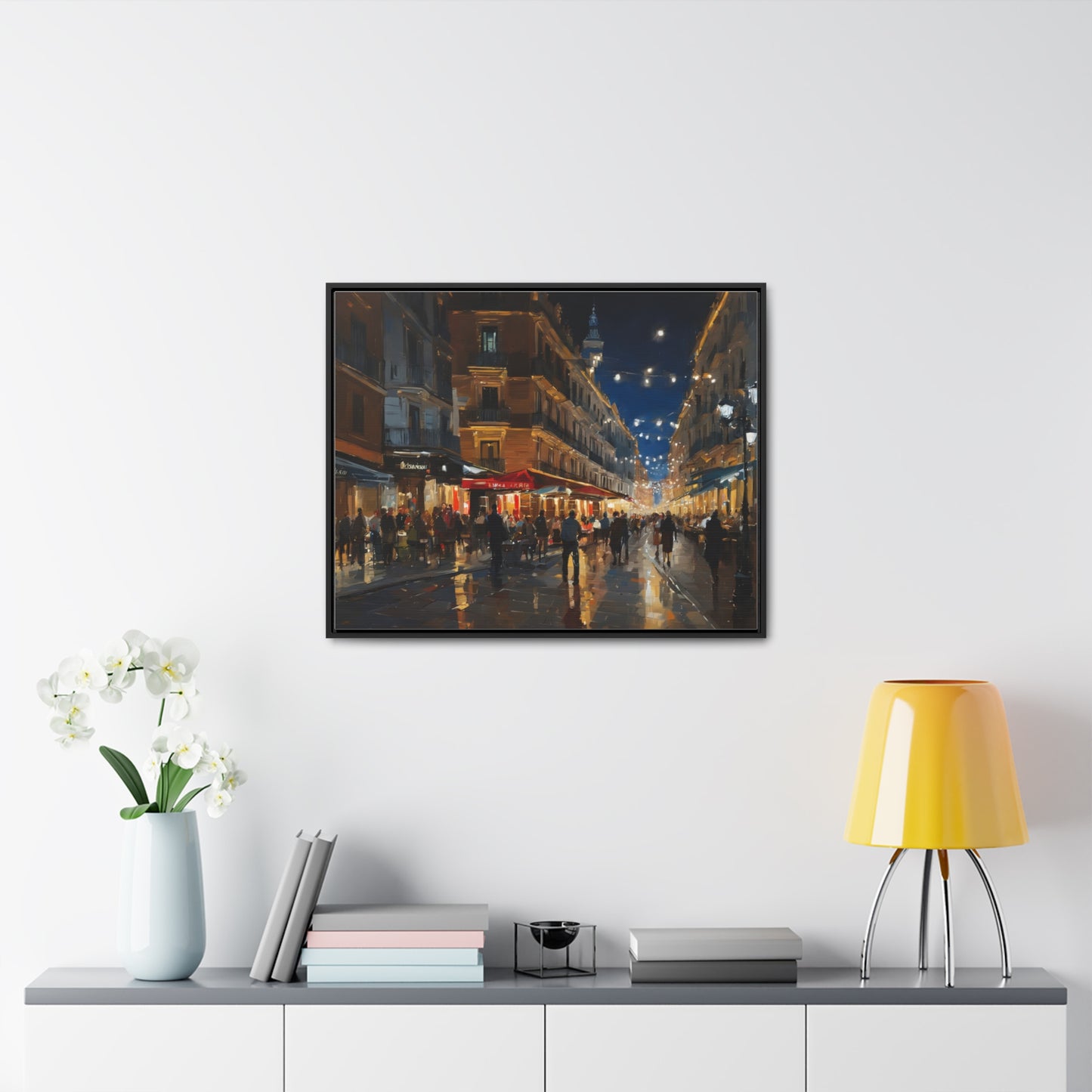 Calm night, Wall Art, Gallery Canvas Wraps, Horizontal Frame