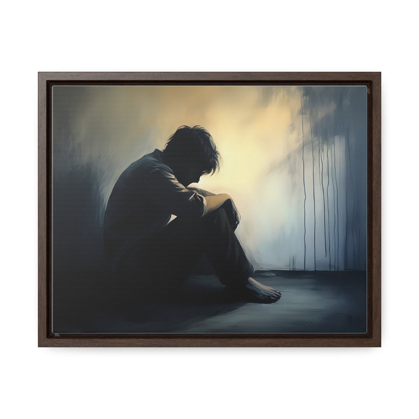 Gloomy, Wall Art, Gallery Canvas Wraps, Horizontal Frame