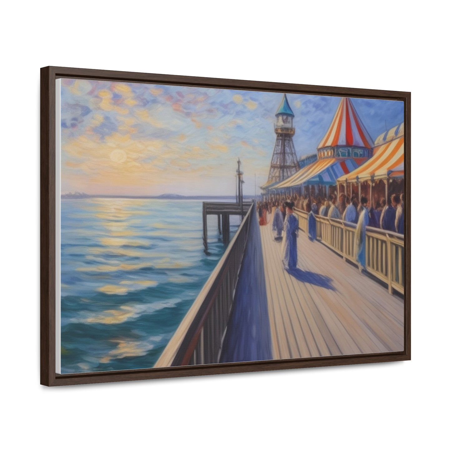 Pier, Wall Art, Gallery Canvas Wraps, Horizontal Frame