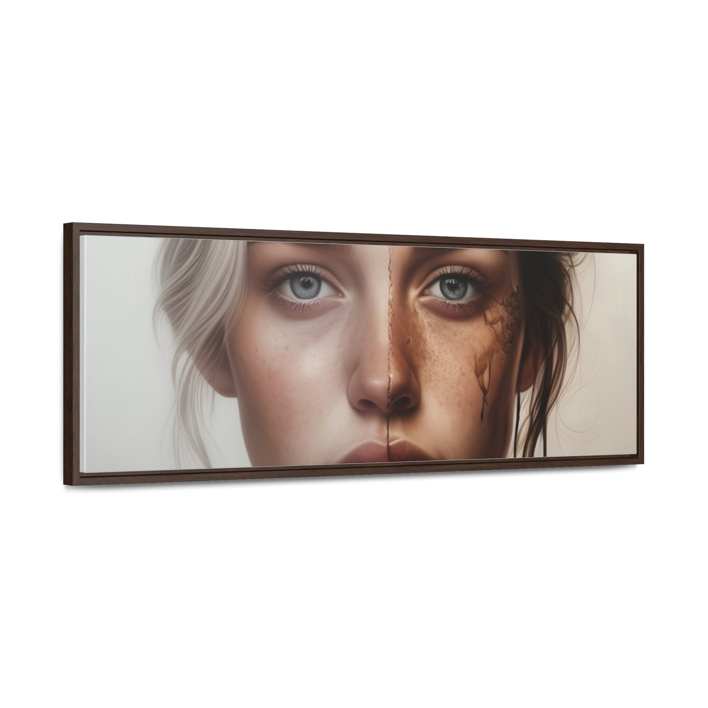 Woman, Face, Wall Art, Gallery Canvas Wraps, Horizontal Frame