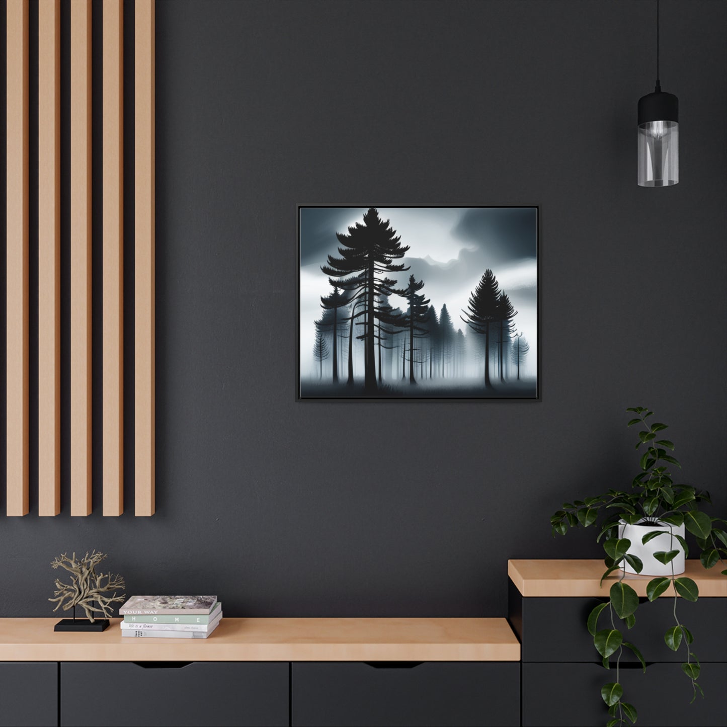 Gray Day, Wall Art, Gallery Canvas Wraps, Horizontal Frame