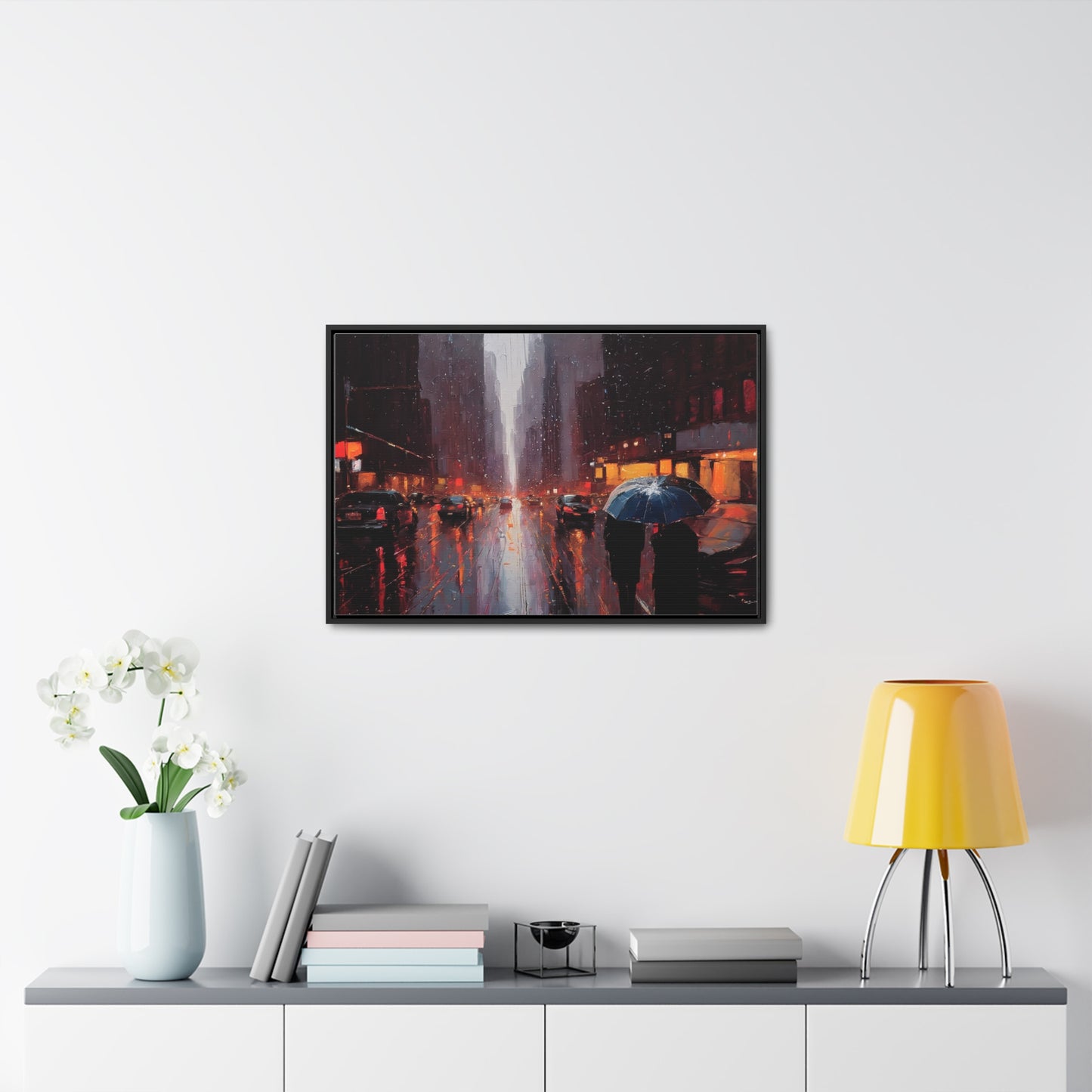 City Streets, Wall Art, Gallery Canvas Wraps, Horizontal Frame