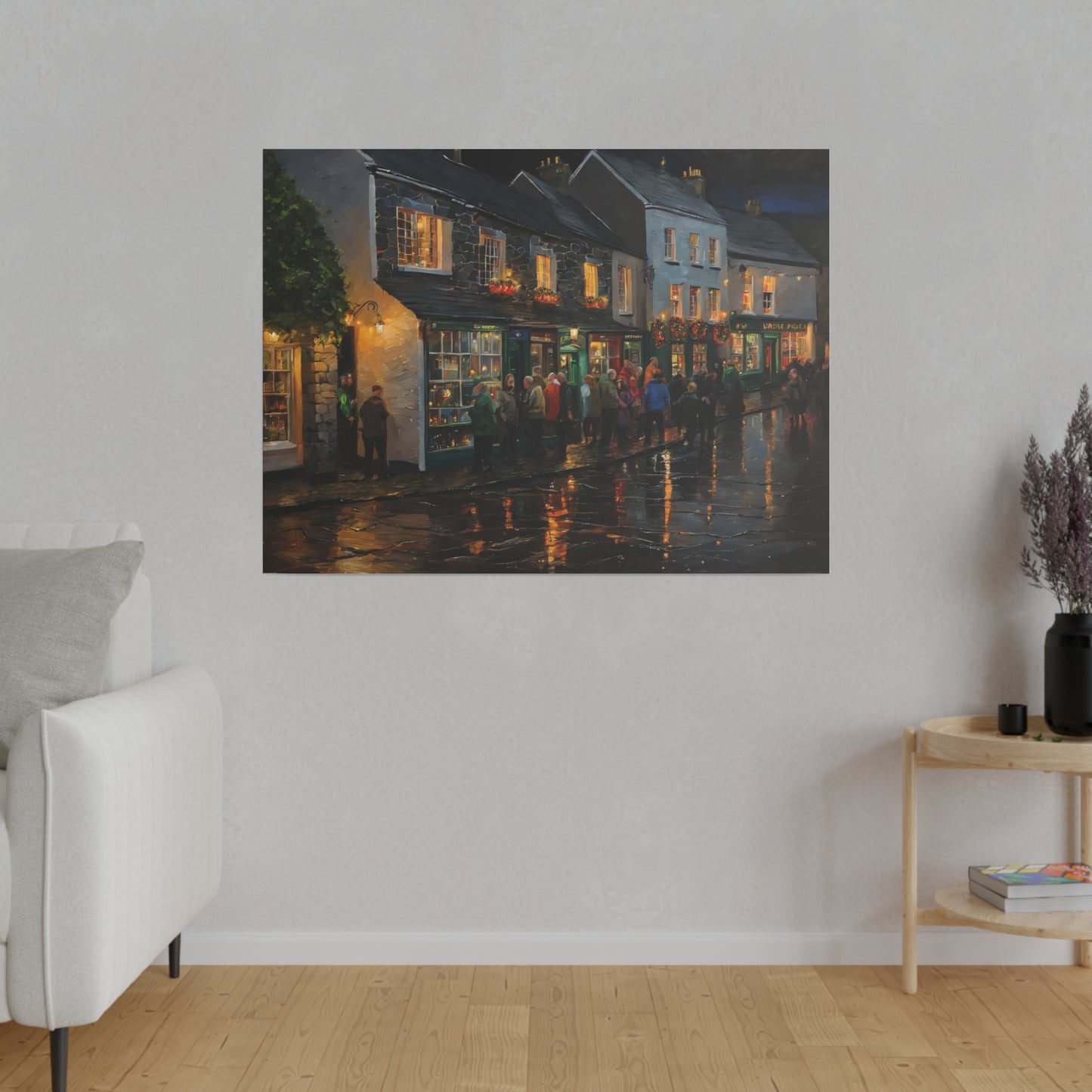 The Pub, Wall Art, Matte Canvas, Stretched, 0.75"