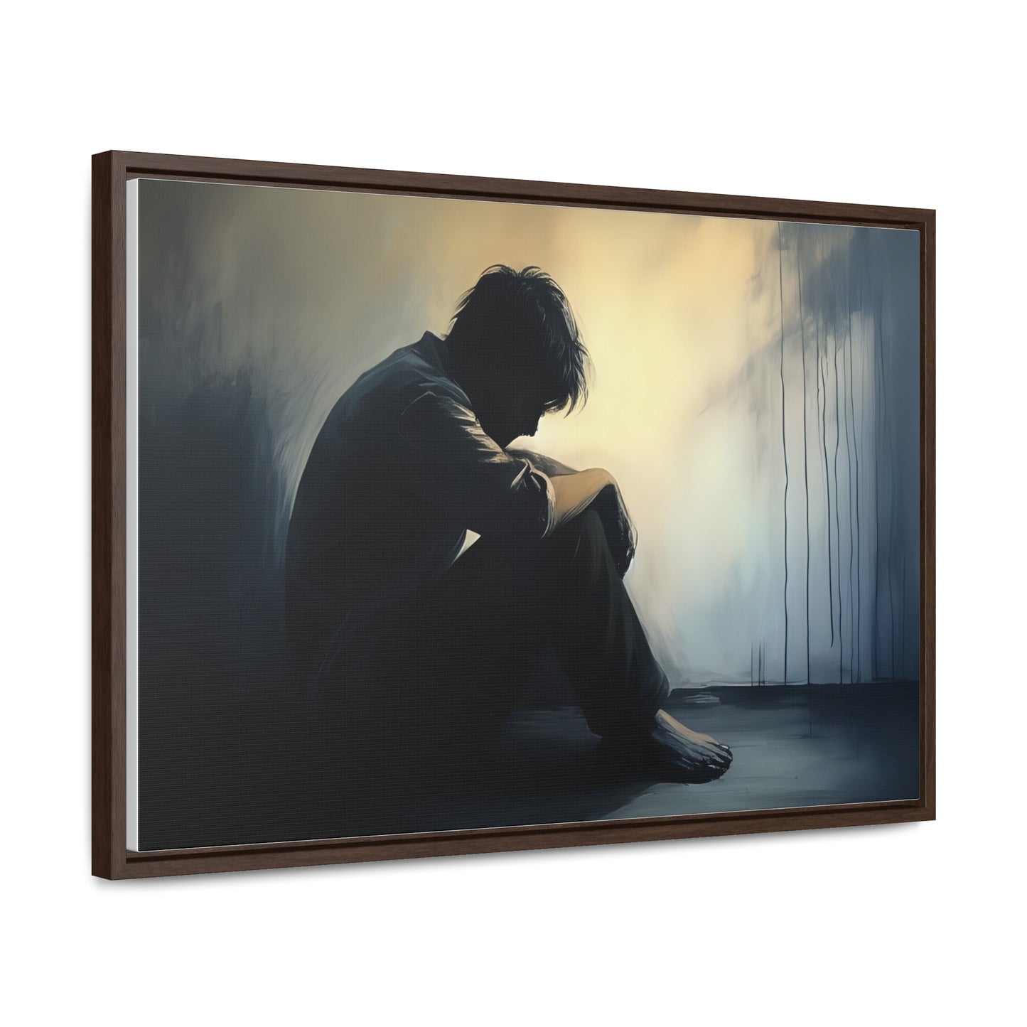 Gloomy, Wall Art, Gallery Canvas Wraps, Horizontal Frame