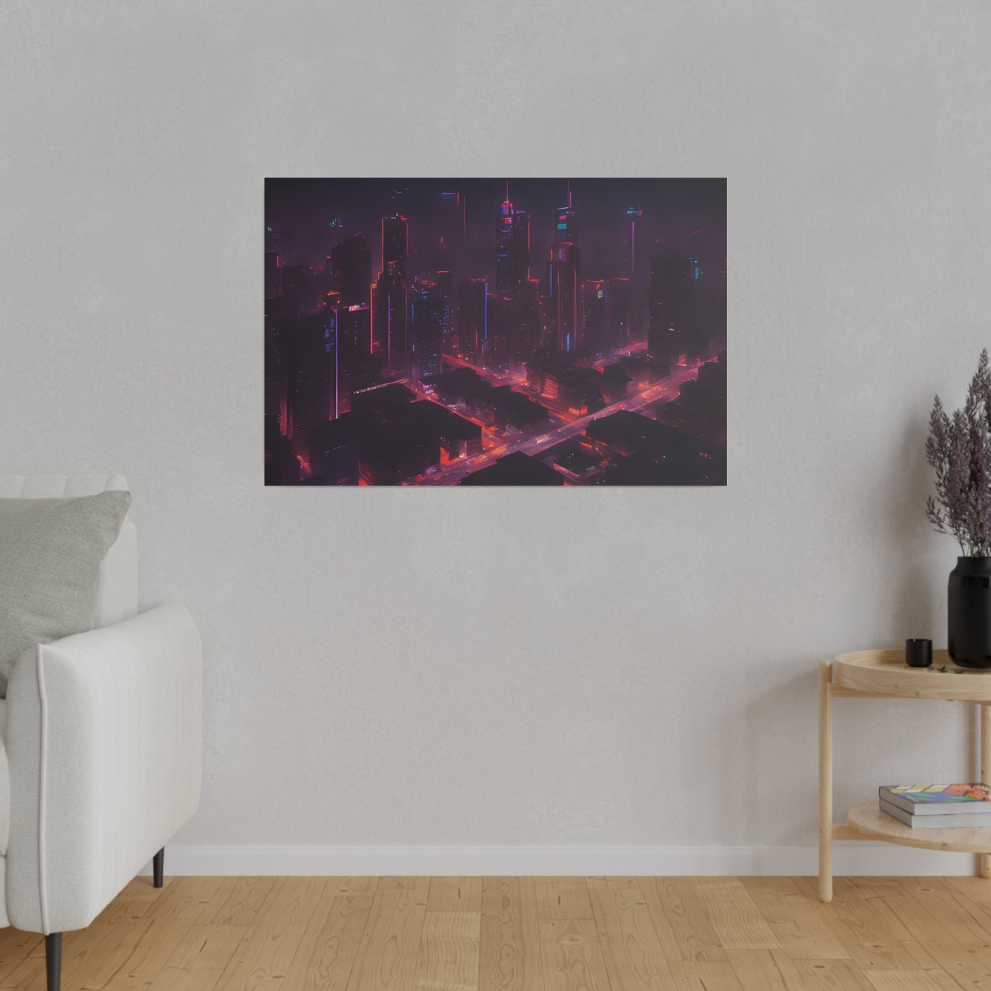 Neon lights, Wall Art, Matte Canvas, Stretched, 0.75"