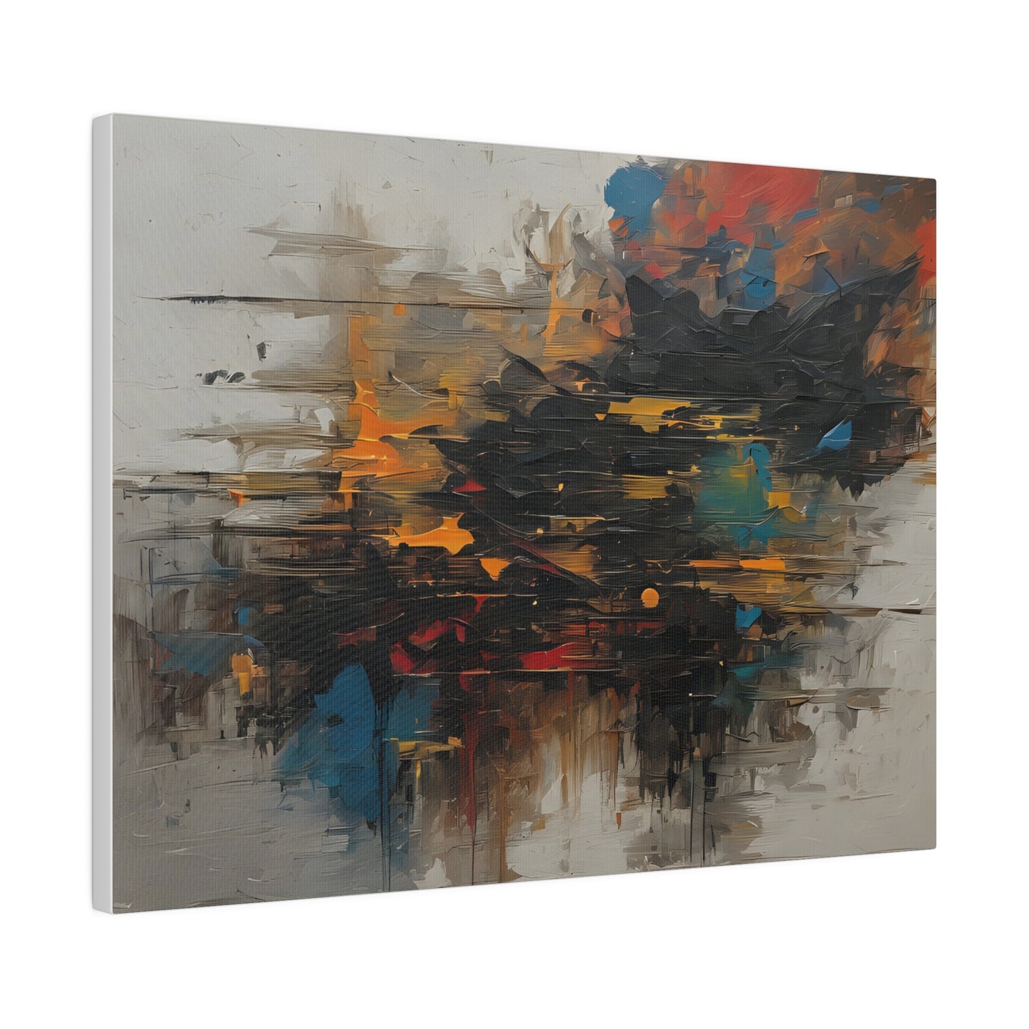 Abstract, Wall Art, Matte Canvas, Stretched, 0.75"