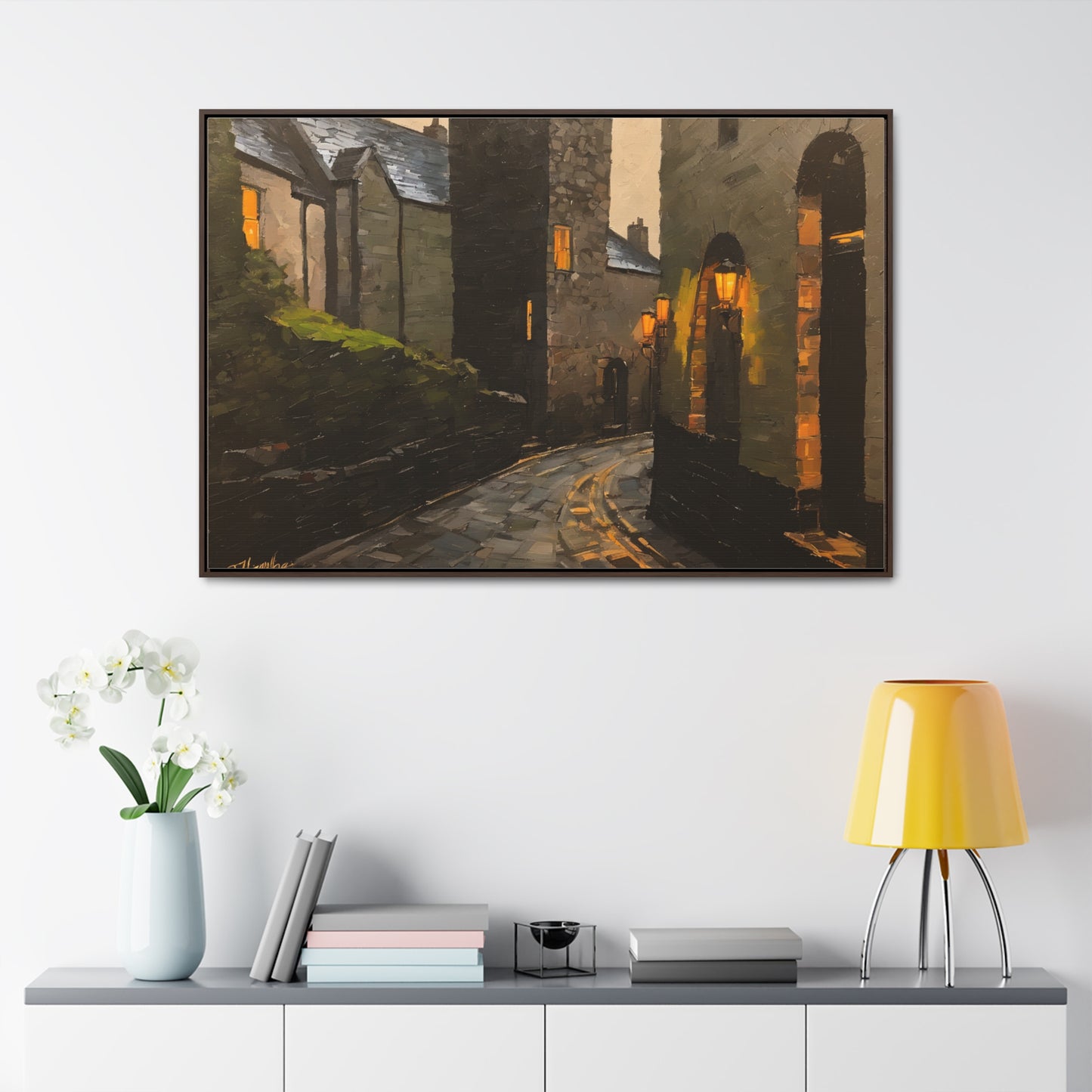 Walk the streets, Wall Art, Gallery Canvas Wraps, Horizontal Frame