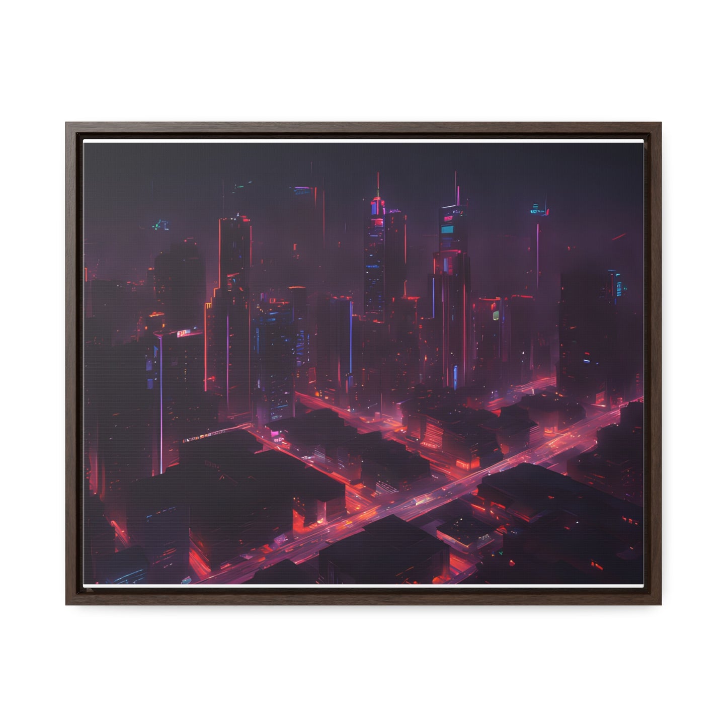 Neon lights, Wall Art, Gallery Canvas Wraps, Horizontal Frame