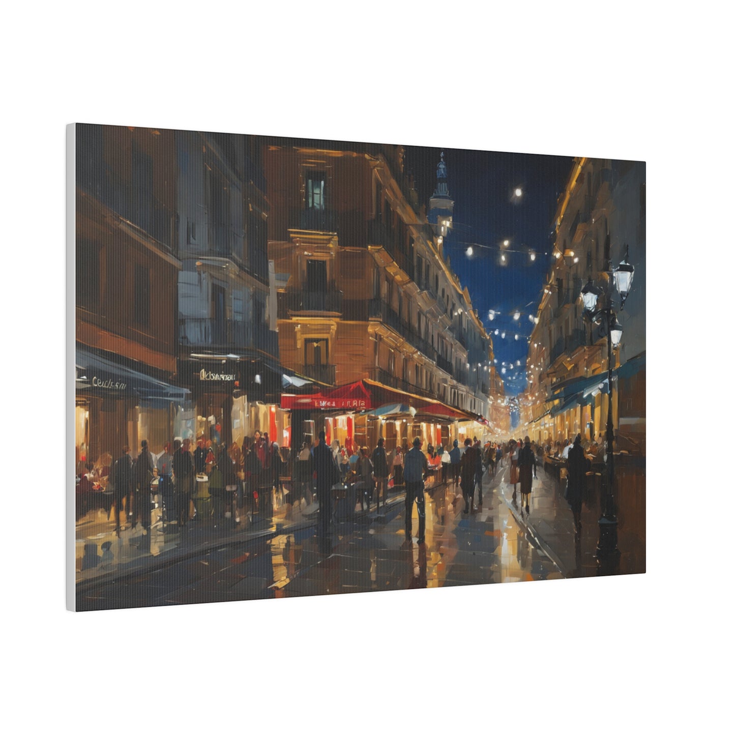 Calm night, Wall Art, Matte Canvas, Stretched, 0.75"