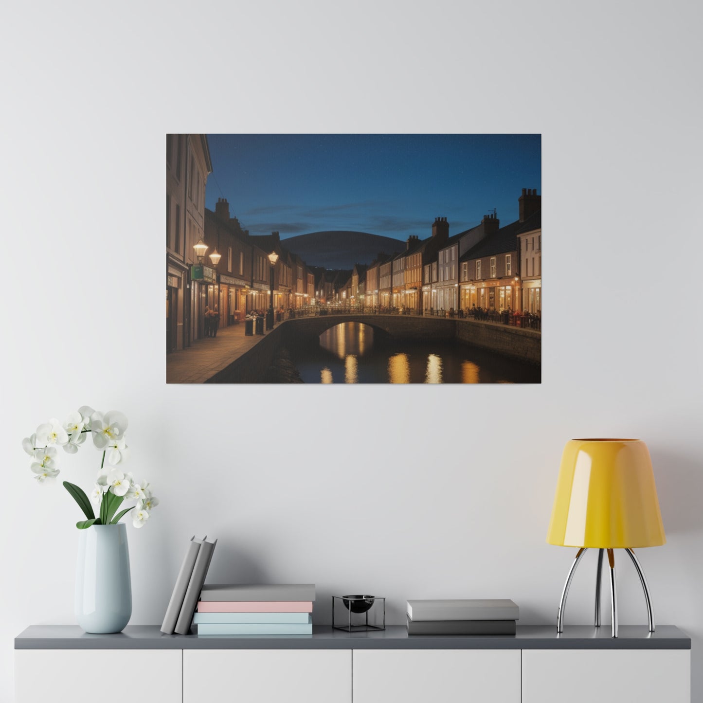 Canal, Wall Art, Matte Canvas, Stretched, 0.75"