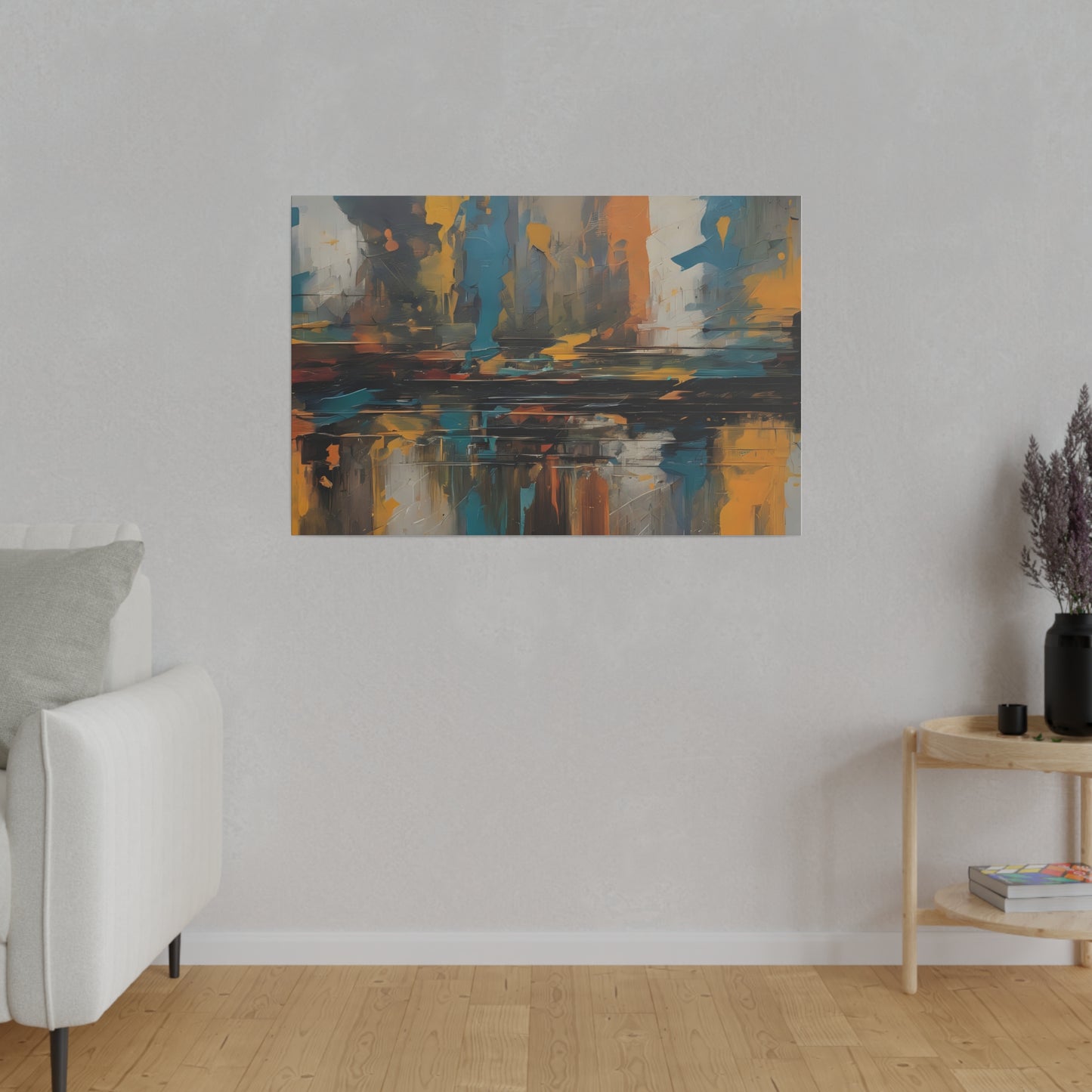 Abstract, Wall Art, Matte Canvas, Stretched, 0.75"