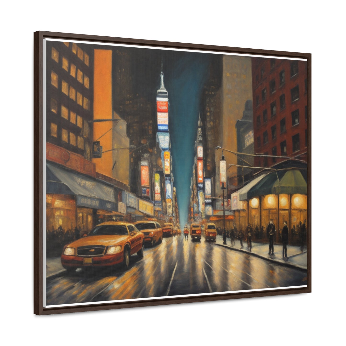 The City, Wall Art, Gallery Canvas Wraps, Horizontal Frame