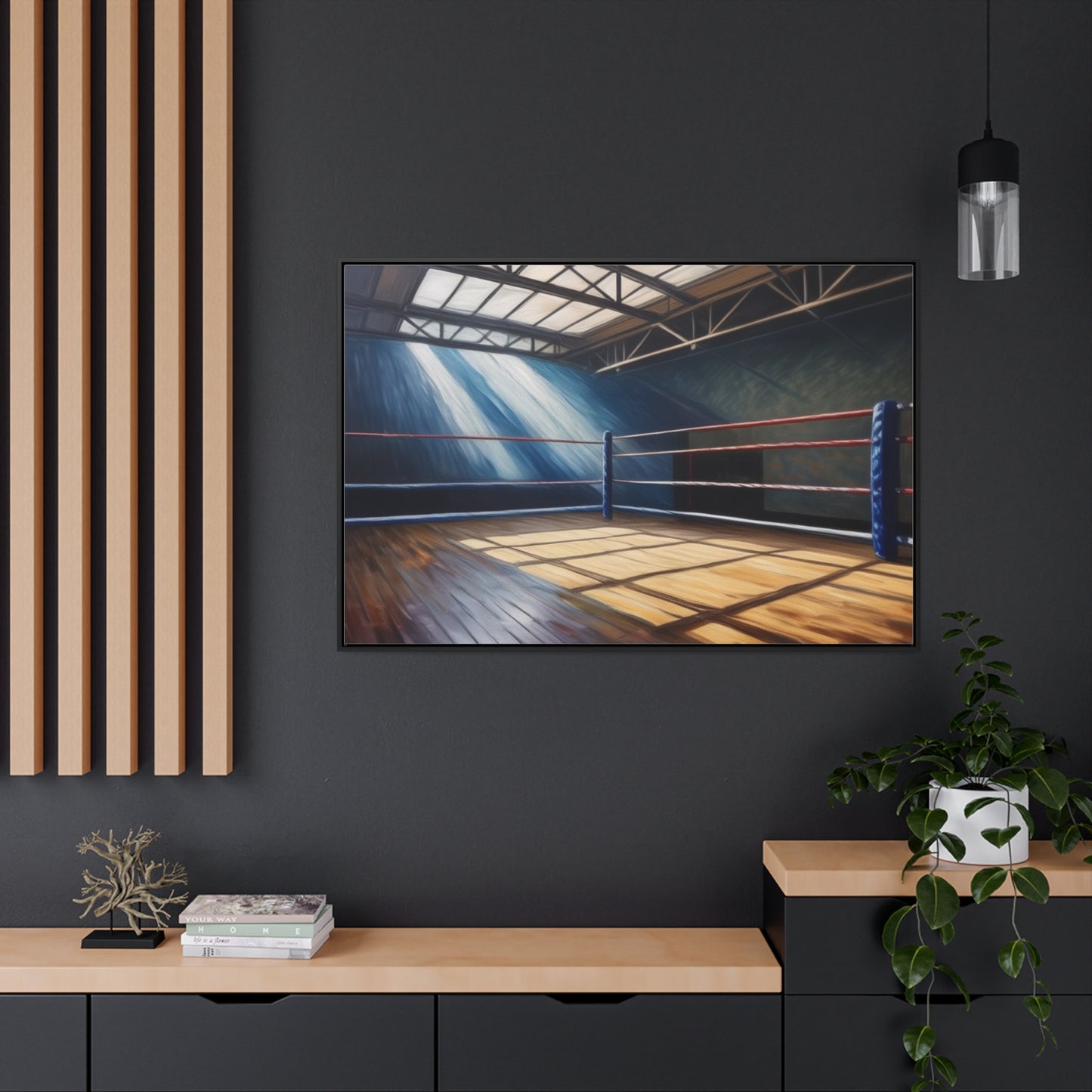 Boxing Ring, Wall Art, Gallery Canvas Wraps, Horizontal Frame