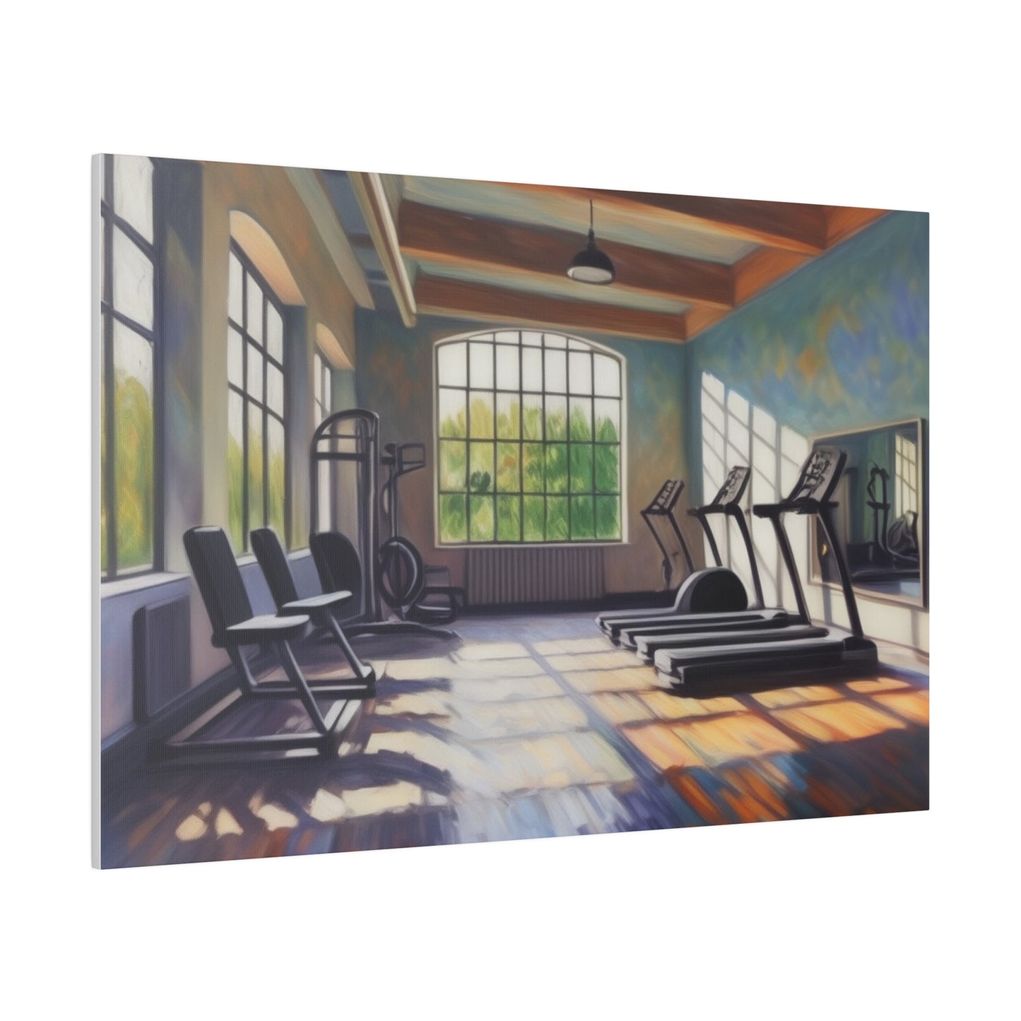 Gym, Work Out, Wall Art, Matte Canvas, Stretched, 0.75"