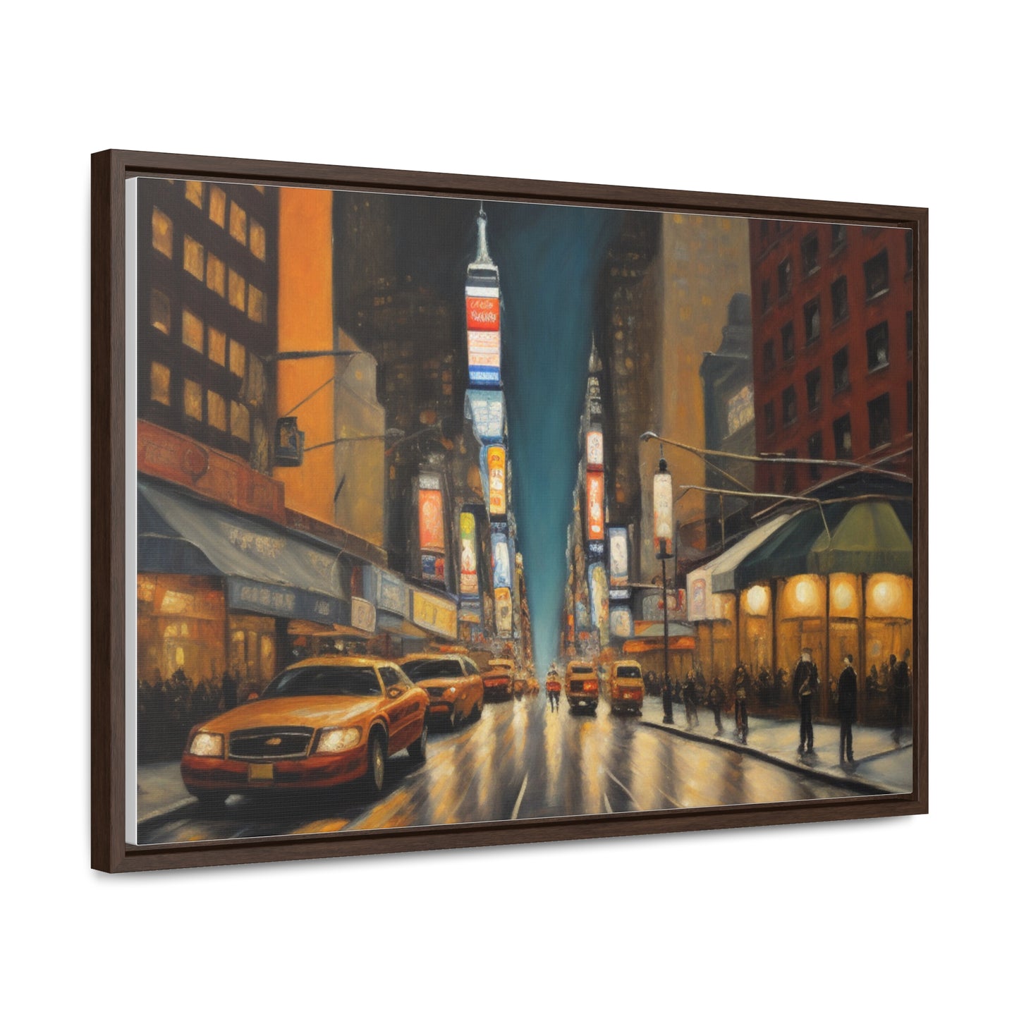 The City, Wall Art, Gallery Canvas Wraps, Horizontal Frame