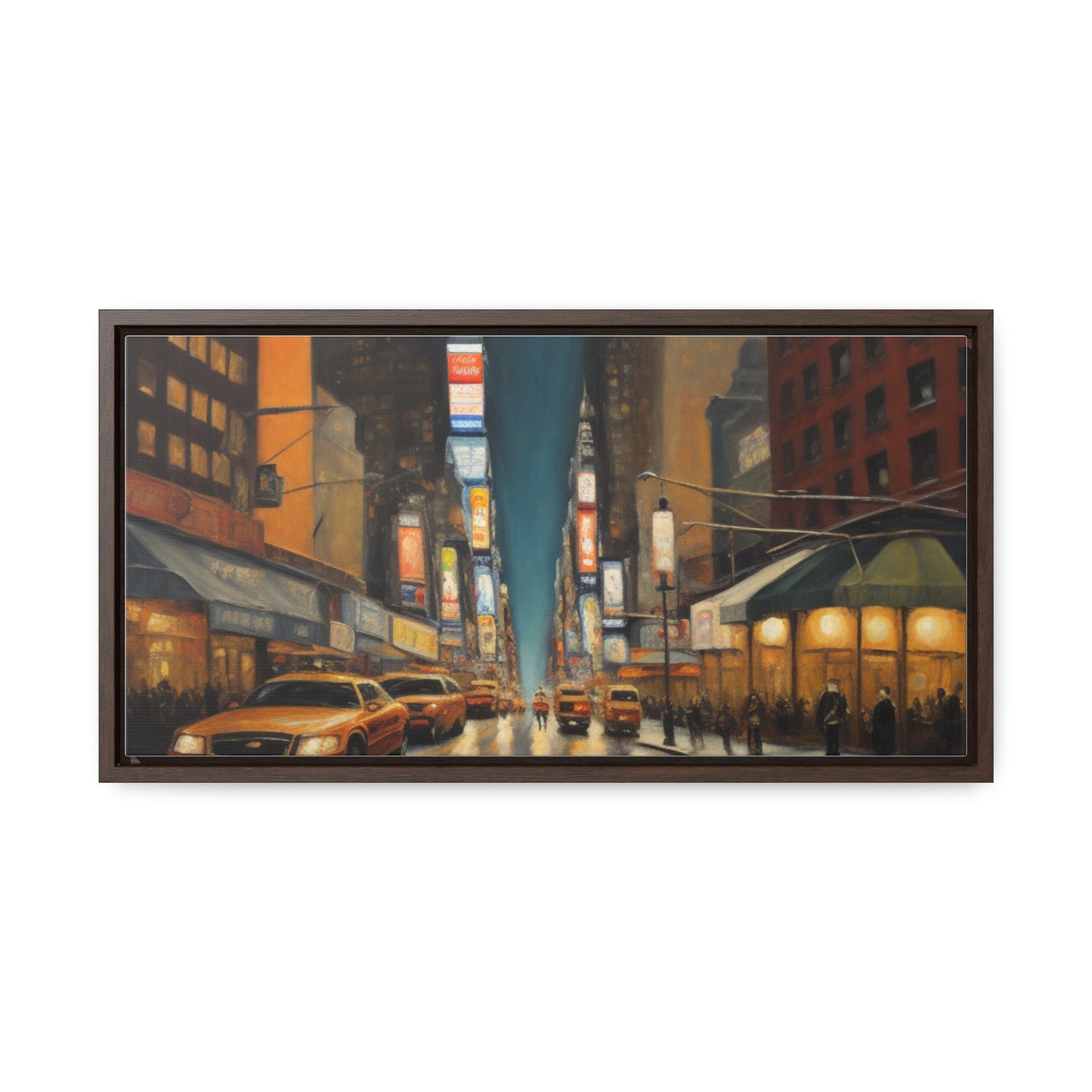 The City, Wall Art, Gallery Canvas Wraps, Horizontal Frame