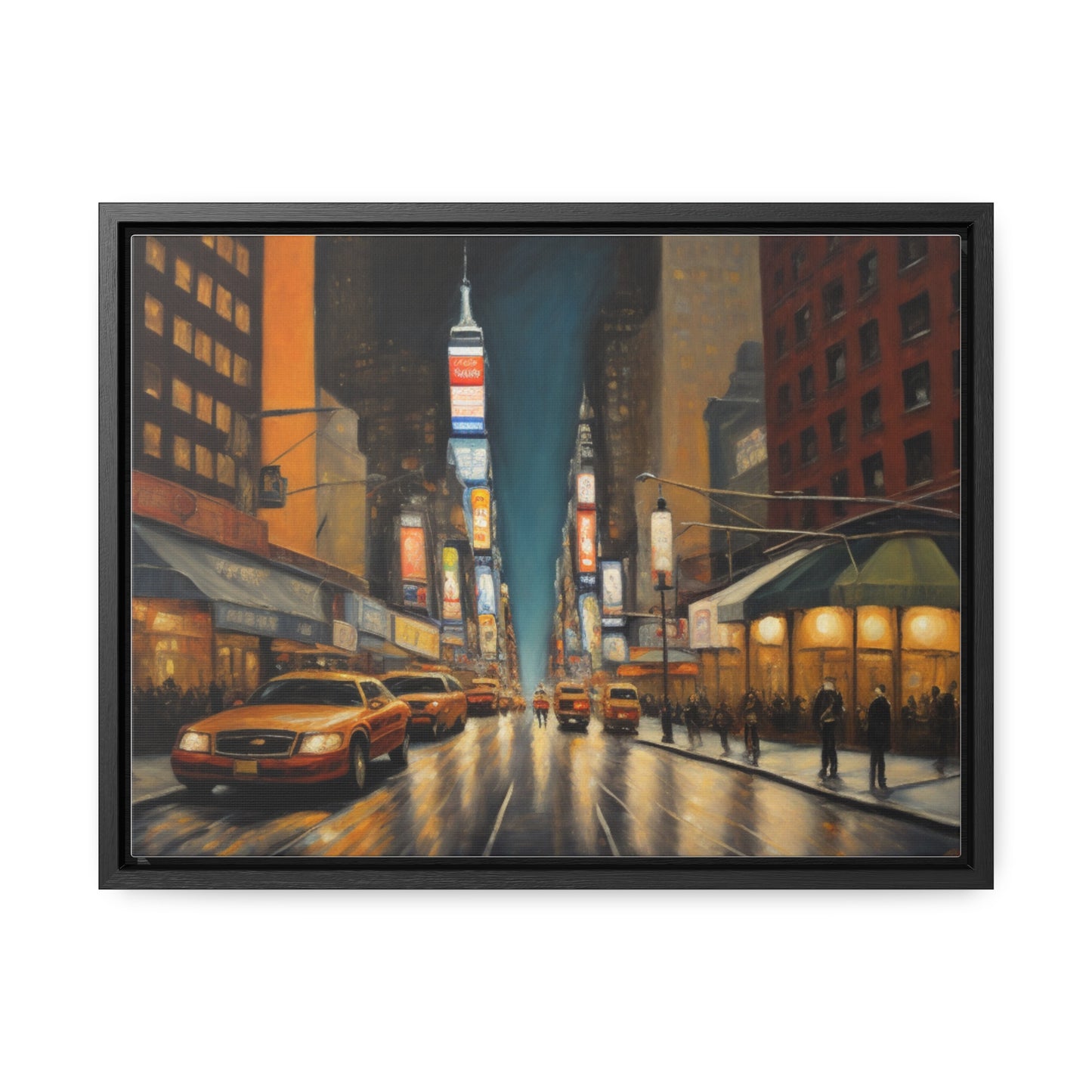 The City, Wall Art, Gallery Canvas Wraps, Horizontal Frame