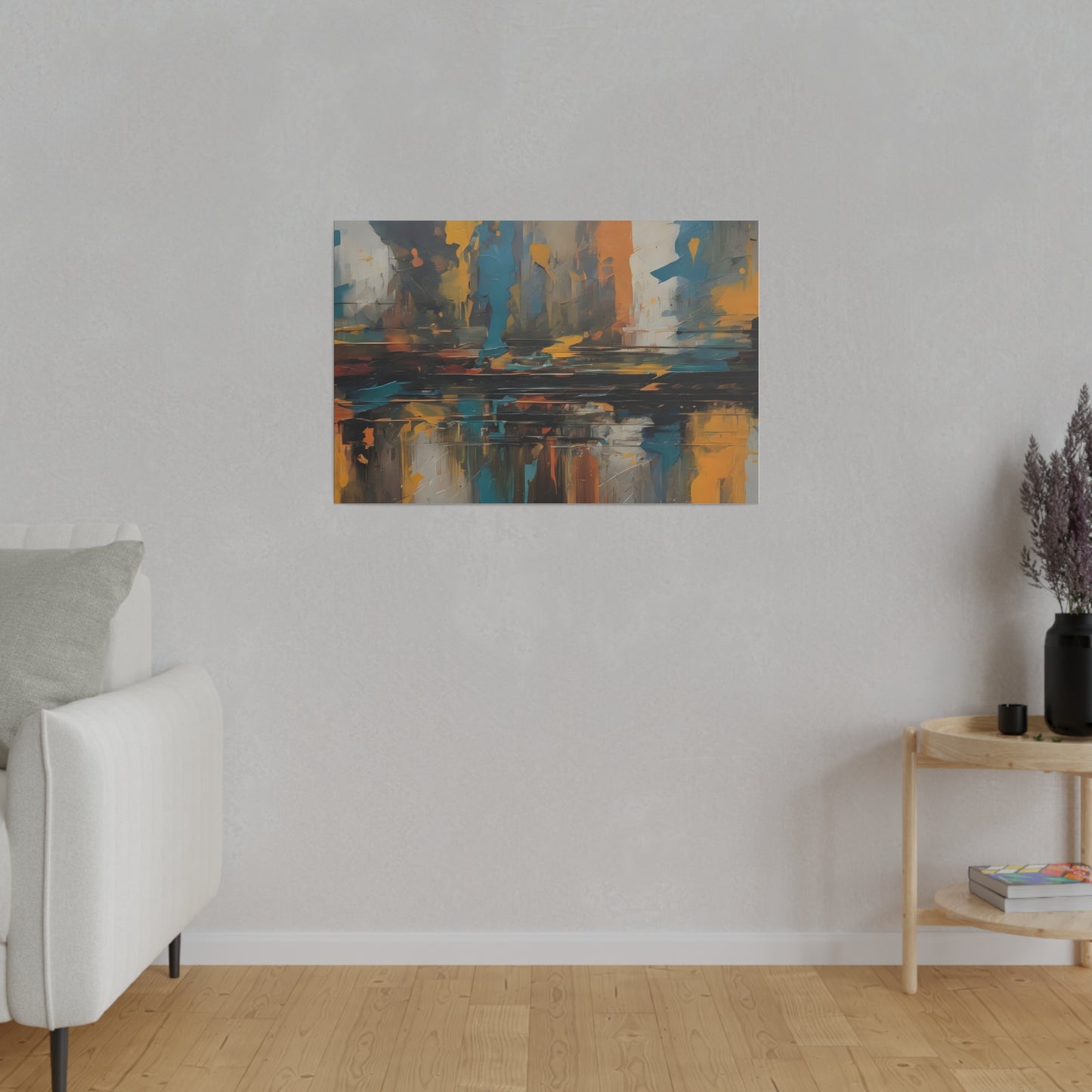 Abstract, Wall Art, Matte Canvas, Stretched, 0.75"