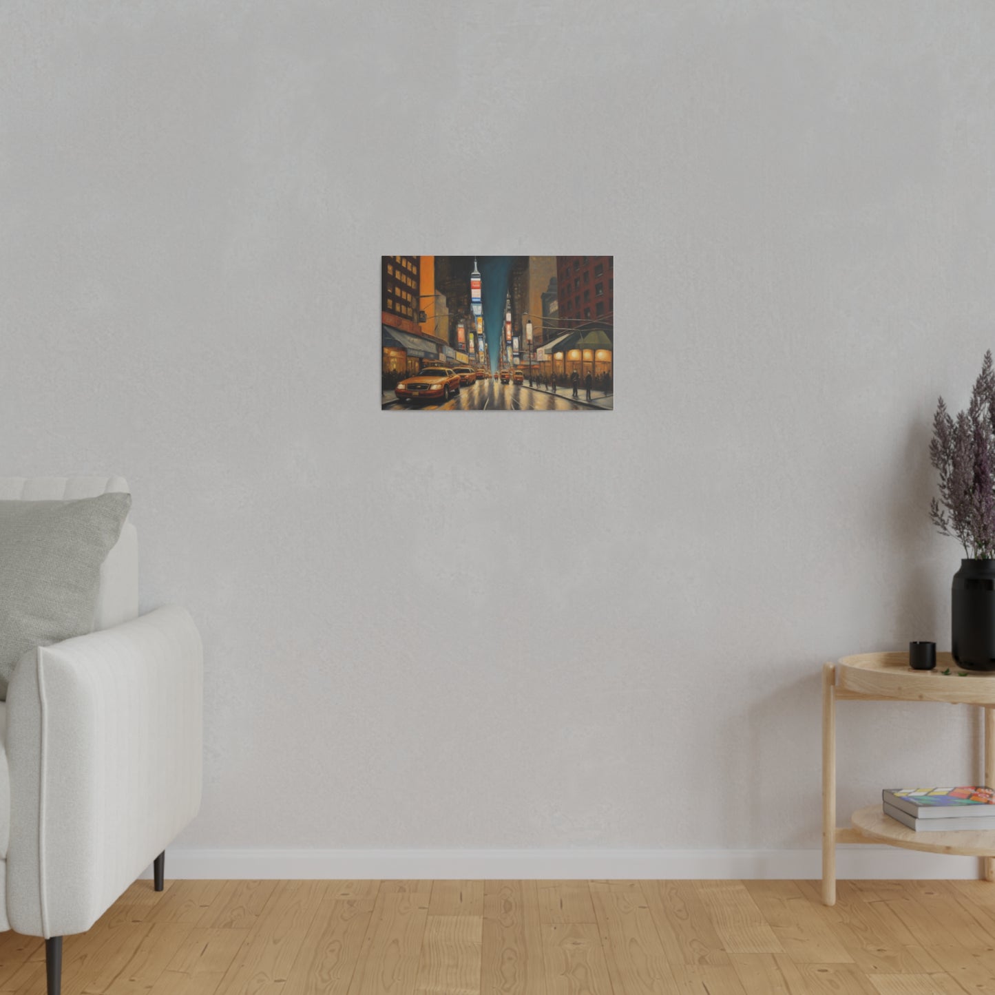 The City, Wall Art, Matte Canvas, Stretched, 0.75"