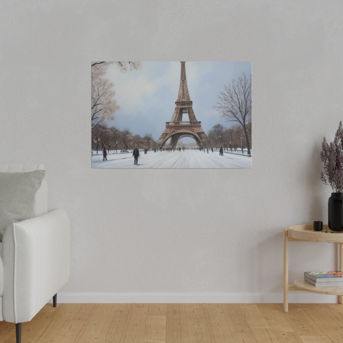 Paris France, Wall Art, Matte Canvas, Stretched, 0.75"