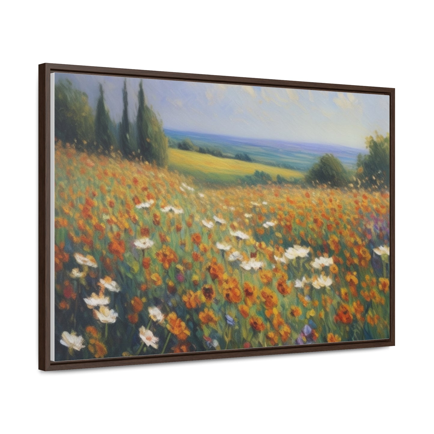 Field of flowers, Gallery Canvas Wraps, Horizontal Frame