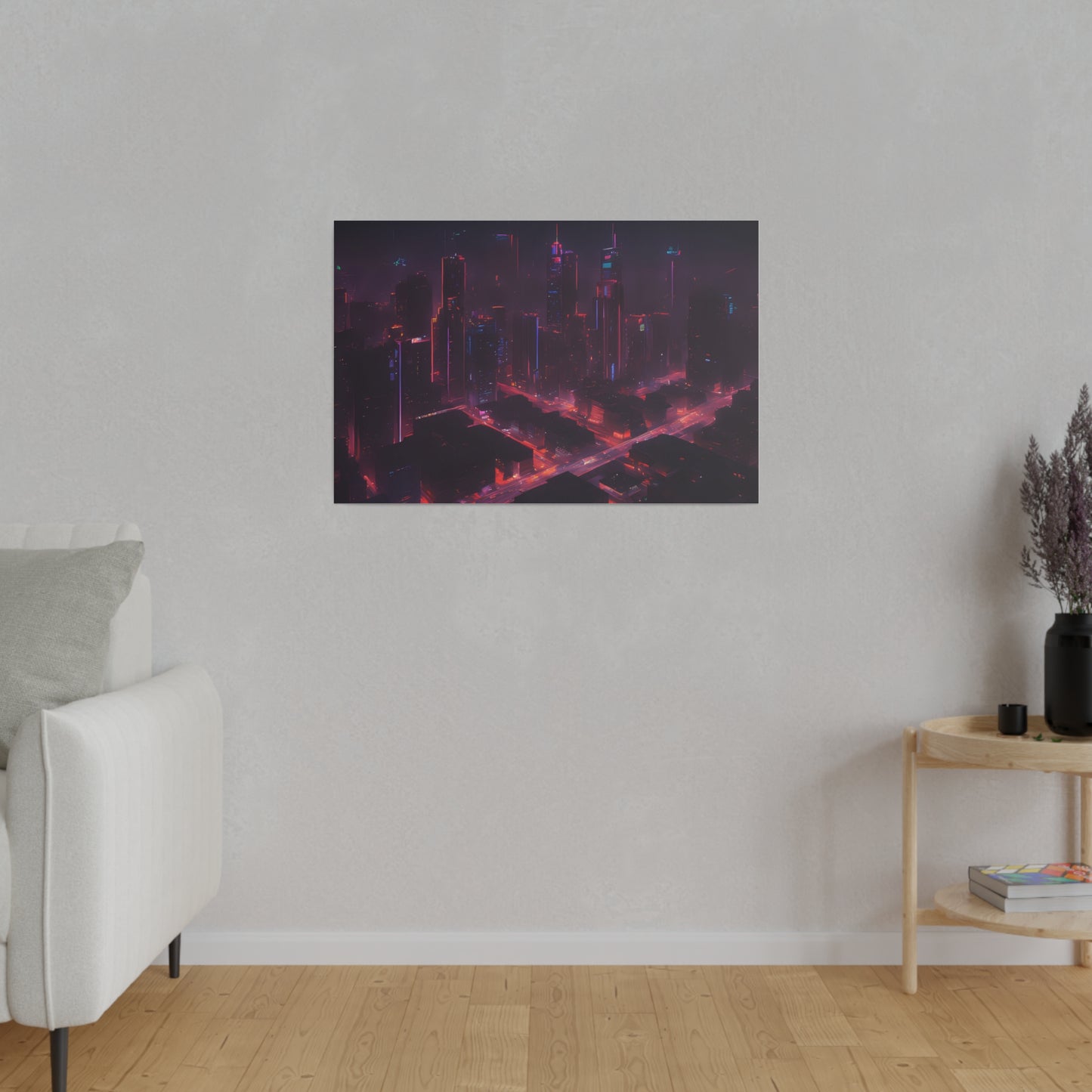 Neon lights, Wall Art, Matte Canvas, Stretched, 0.75"