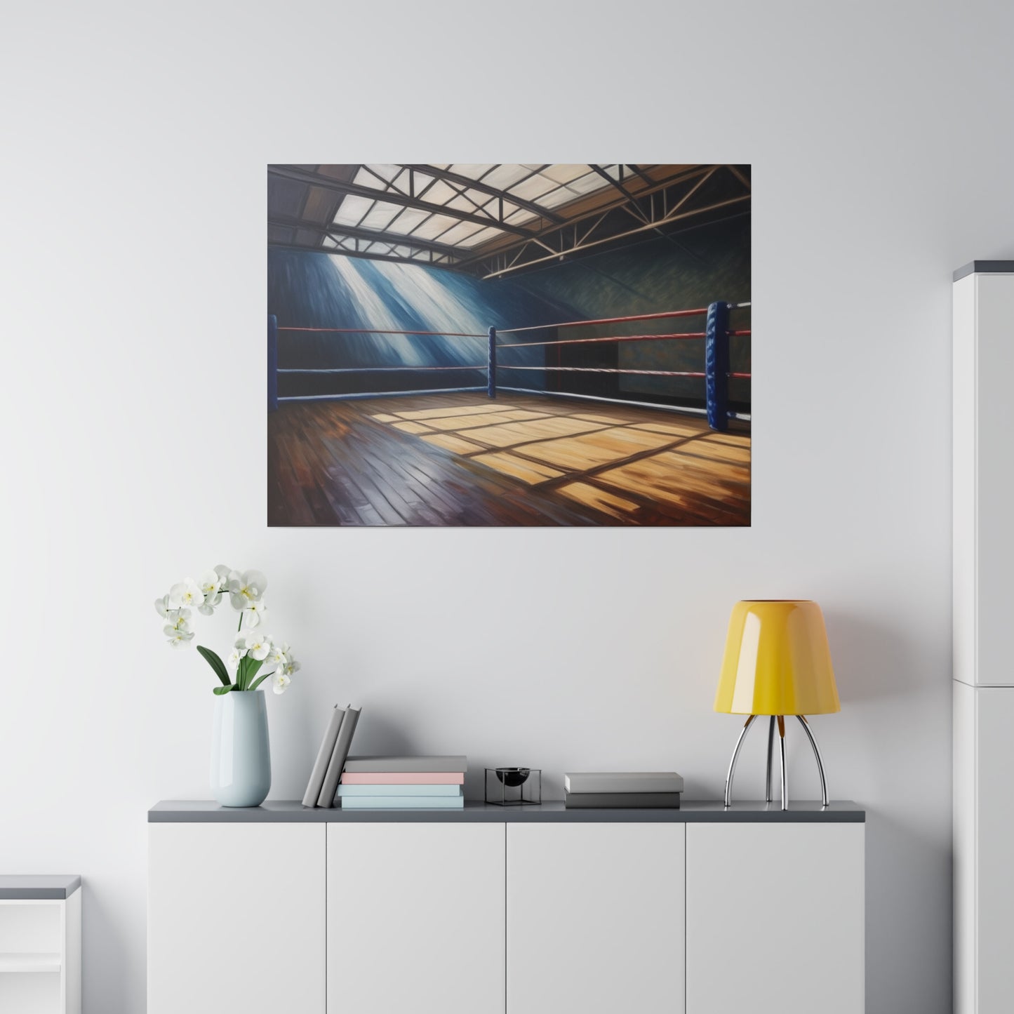 Boxing Ring, Wall Art, Matte Canvas, Stretched, 0.75"