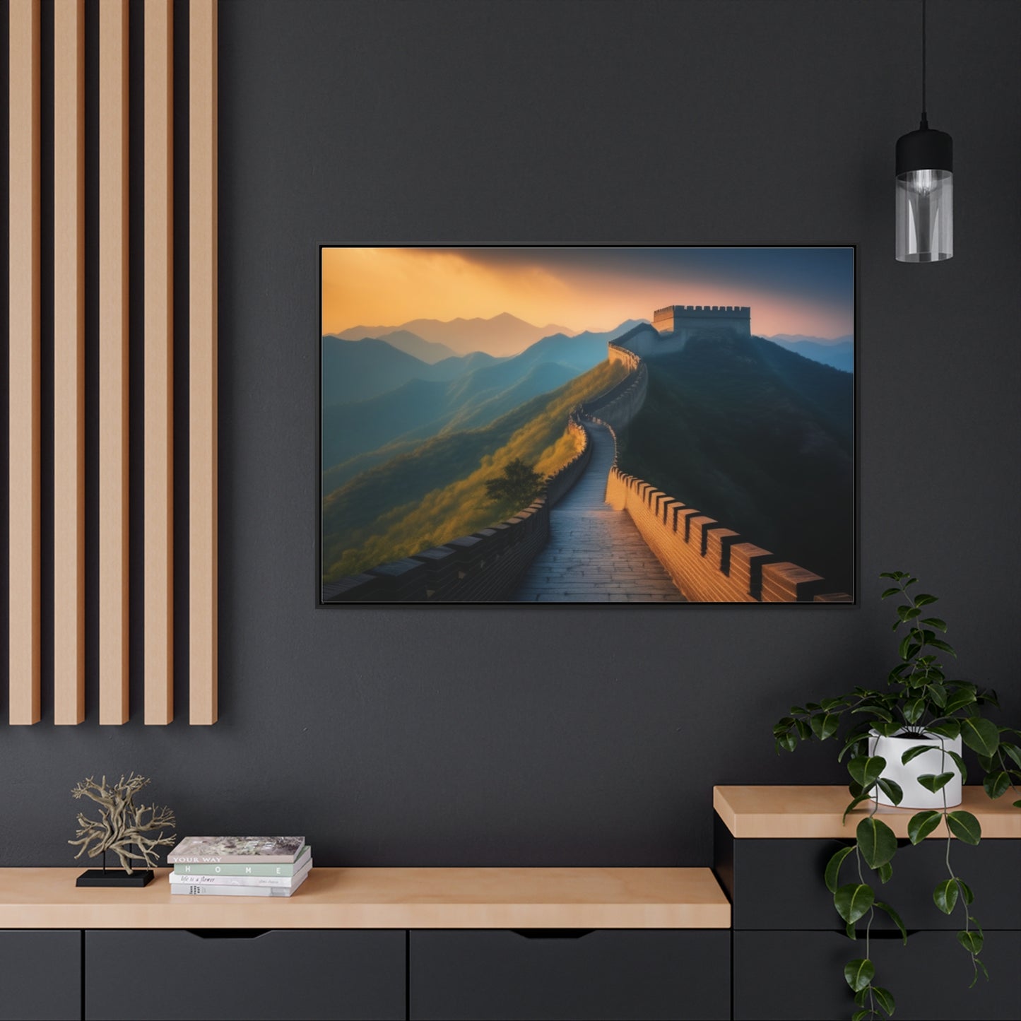 Great Wall of China, Wall Art, Gallery Canvas Wraps, Horizontal Frame