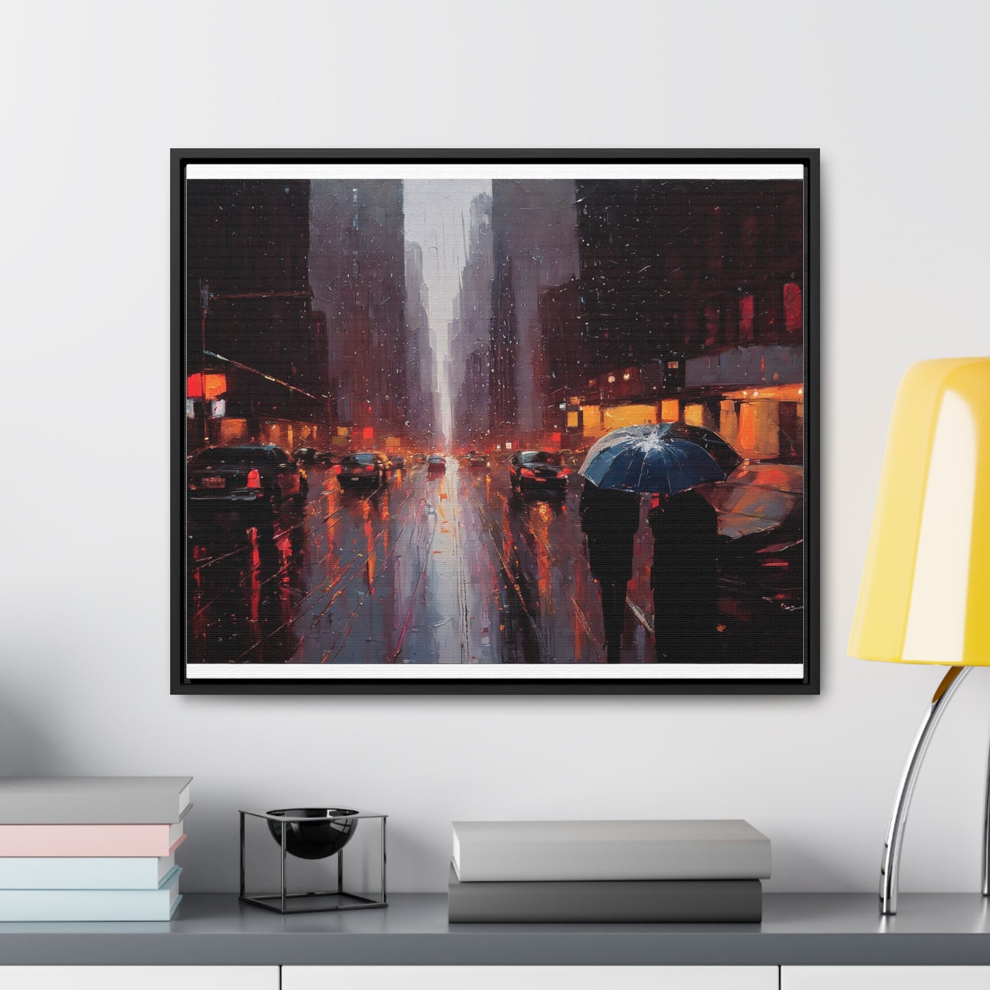 City Streets, Wall Art, Gallery Canvas Wraps, Horizontal Frame