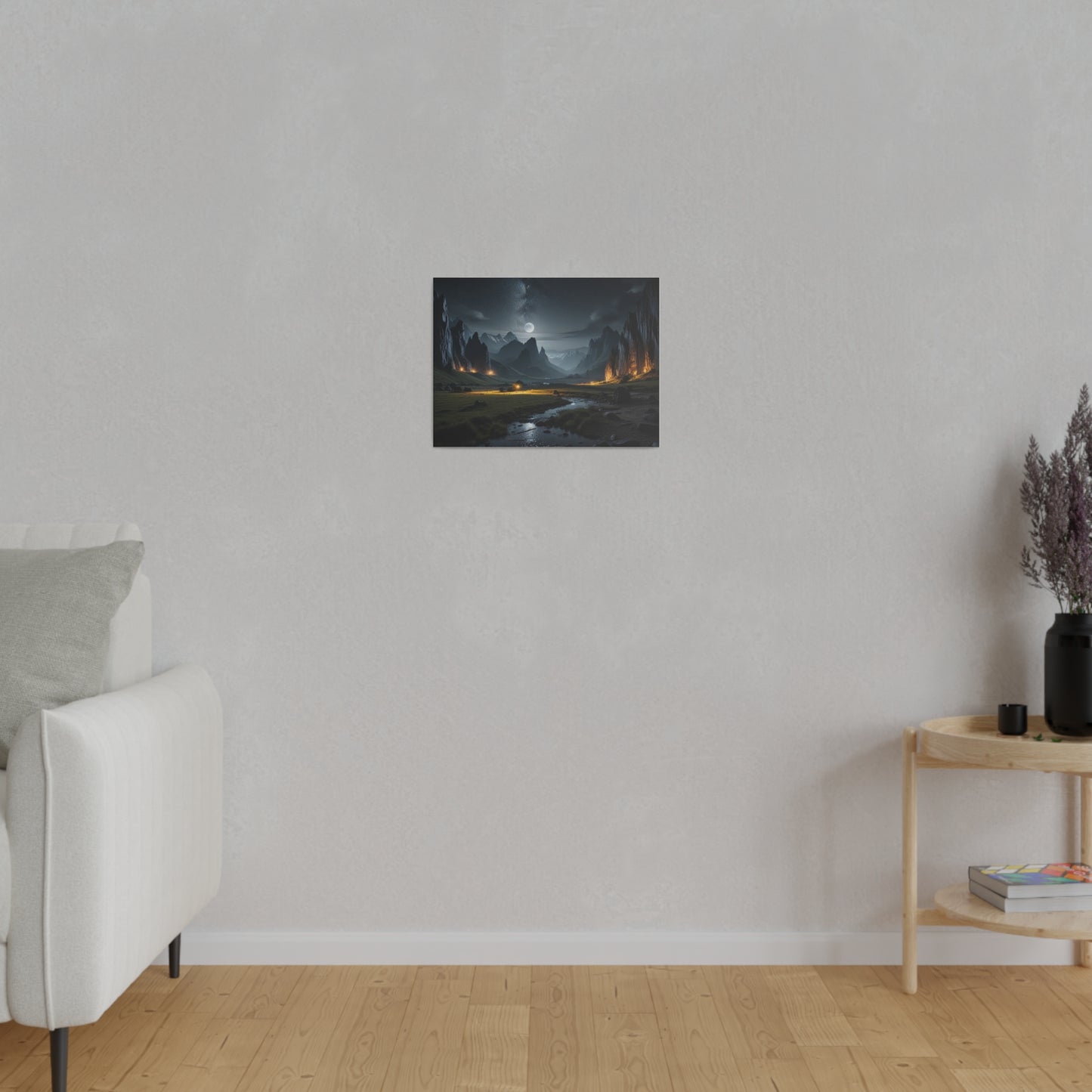 The Place Between the Cliffs, Wall Art, Matte Canvas, Stretched, 0.75"