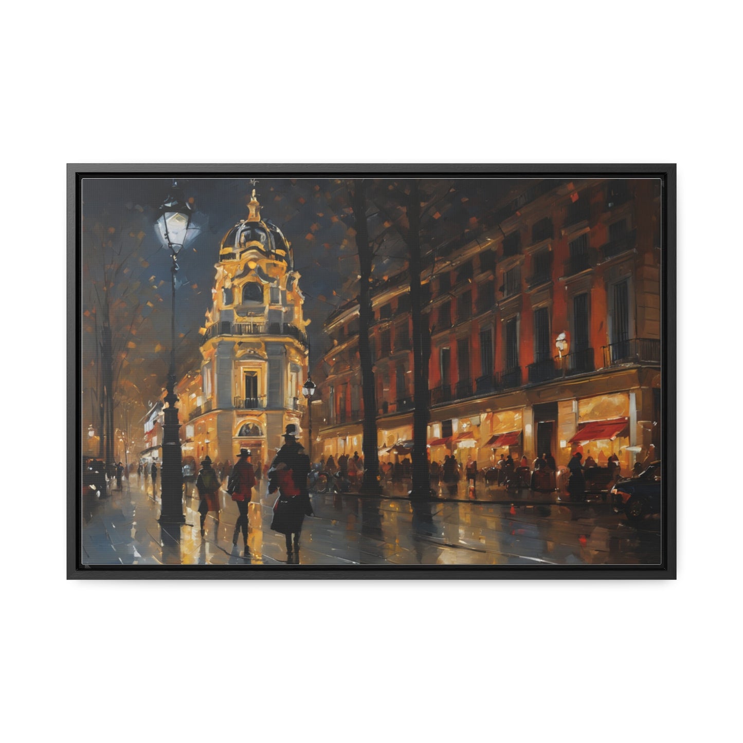 Town Center, Wall Art, Gallery Canvas Wraps, Horizontal Frame