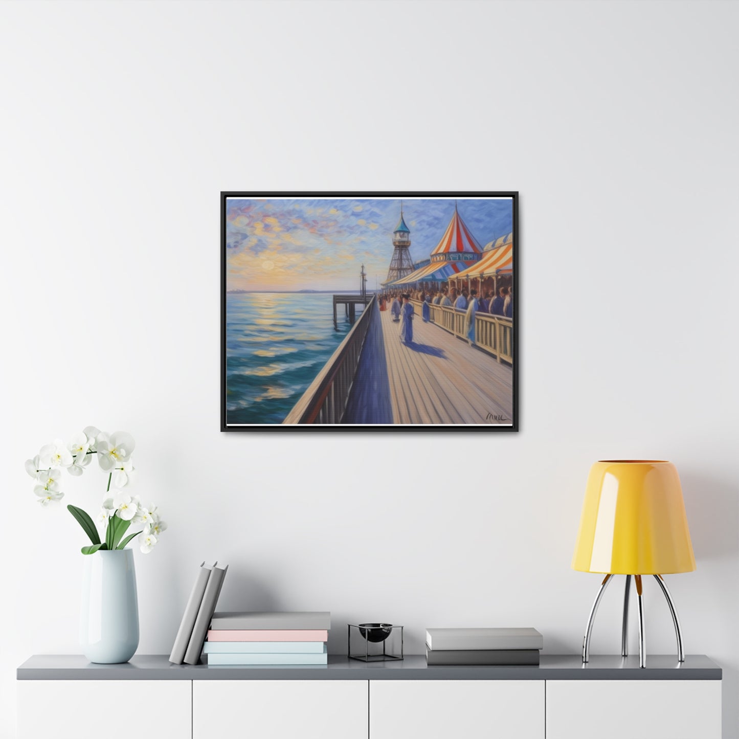 Pier, Wall Art, Gallery Canvas Wraps, Horizontal Frame