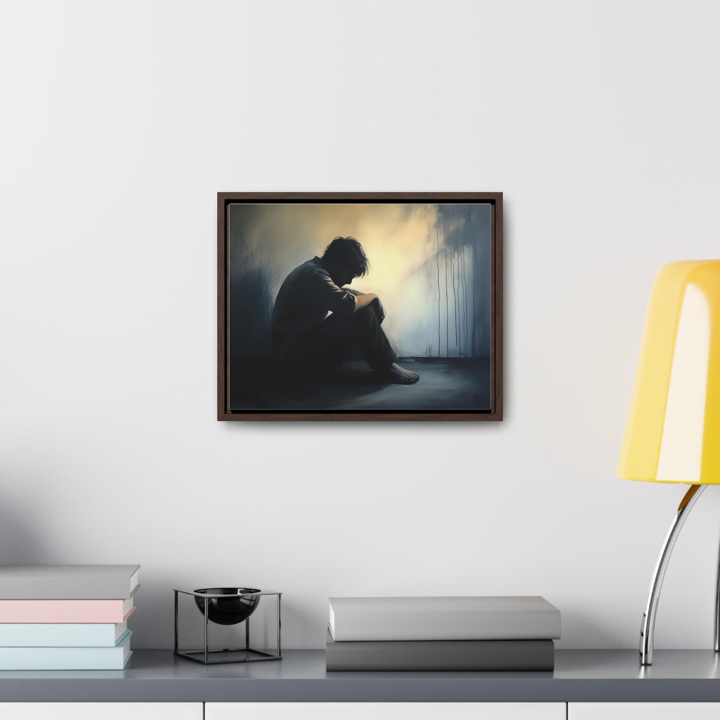 Gloomy, Wall Art, Gallery Canvas Wraps, Horizontal Frame