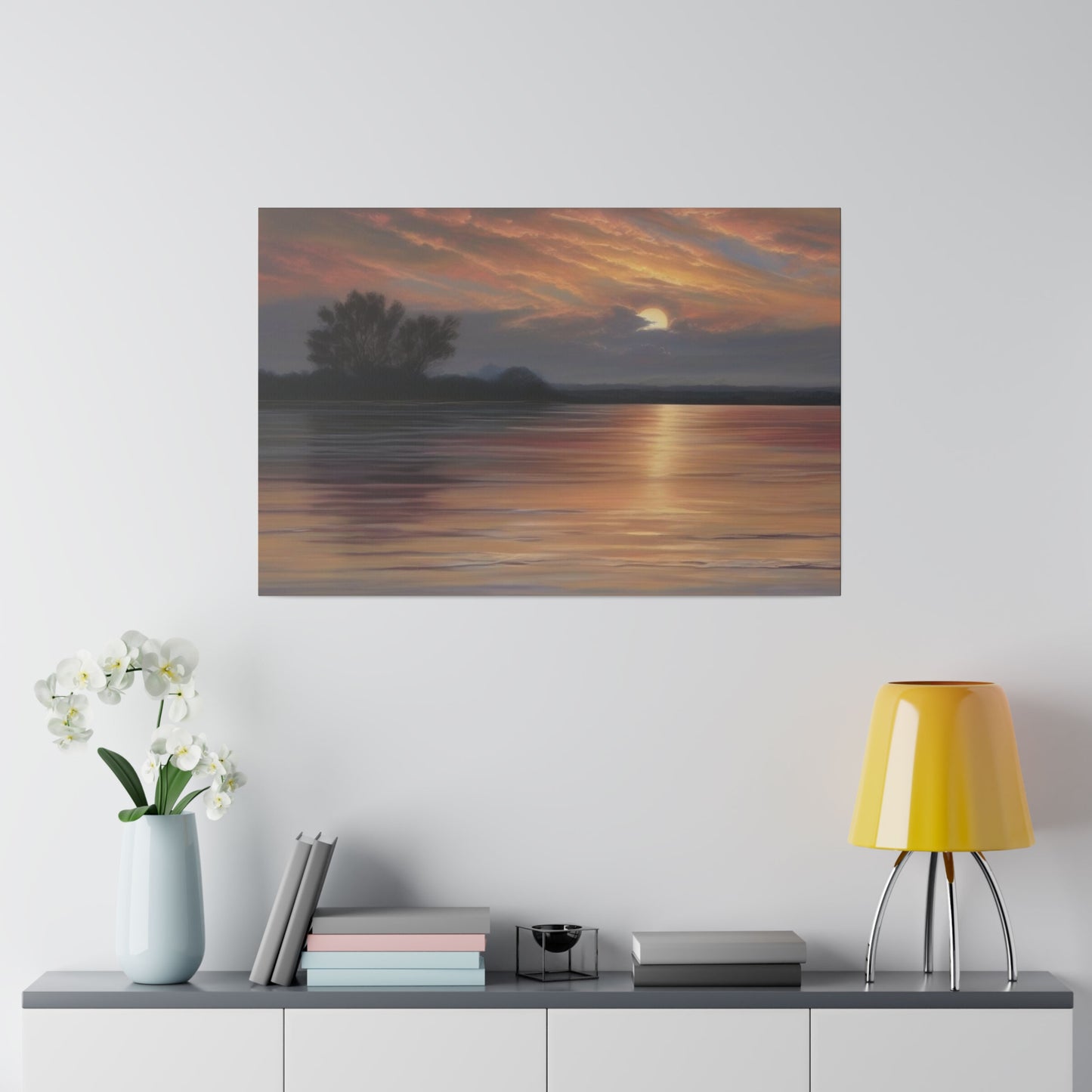 Sun Rise, Wall Art, Matte Canvas, Stretched, 0.75"