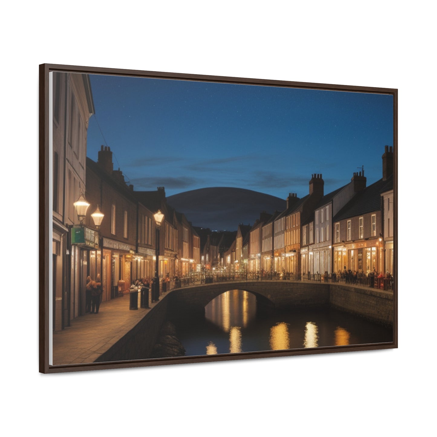 Canal, Wall Art, Gallery Canvas Wraps, Horizontal Frame