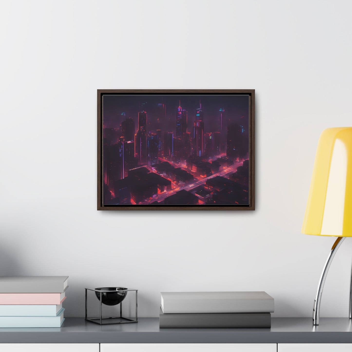 Neon lights, Wall Art, Gallery Canvas Wraps, Horizontal Frame