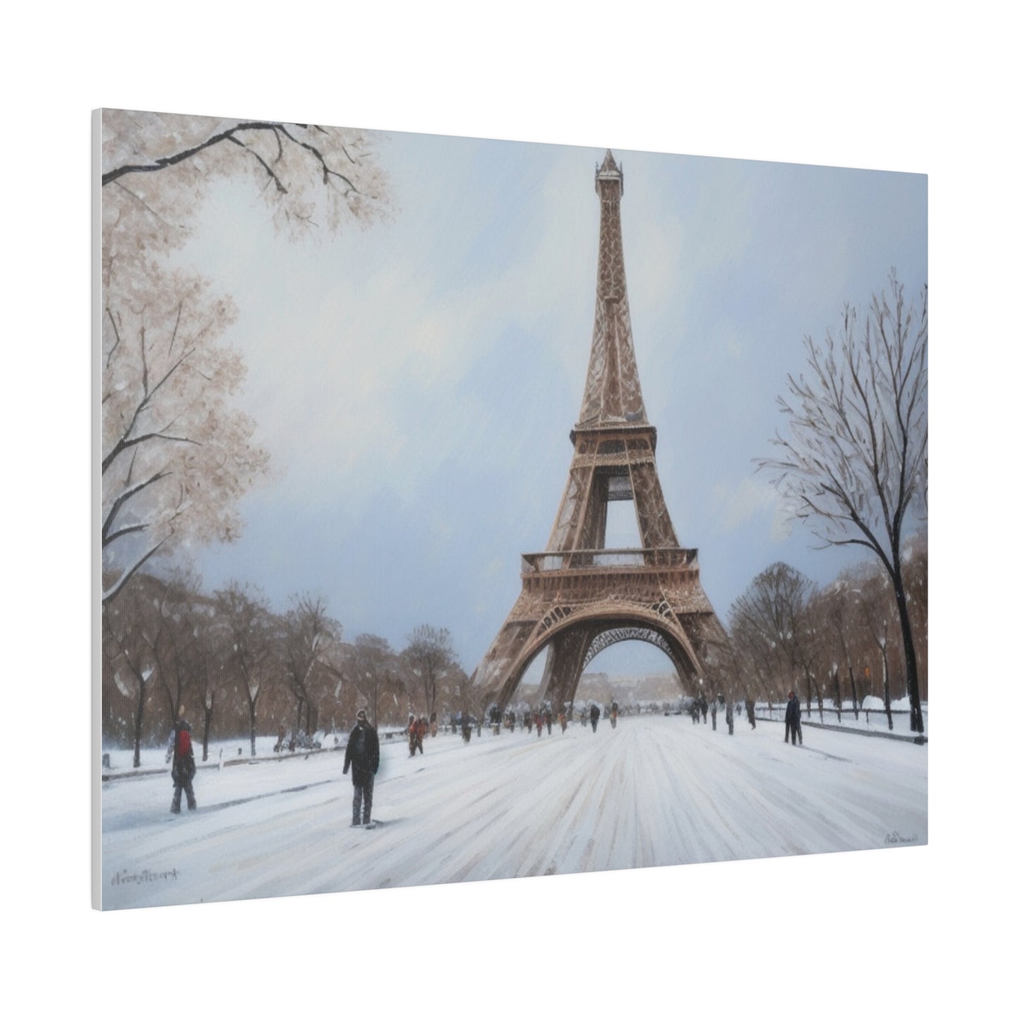 Paris France, Wall Art, Matte Canvas, Stretched, 0.75"