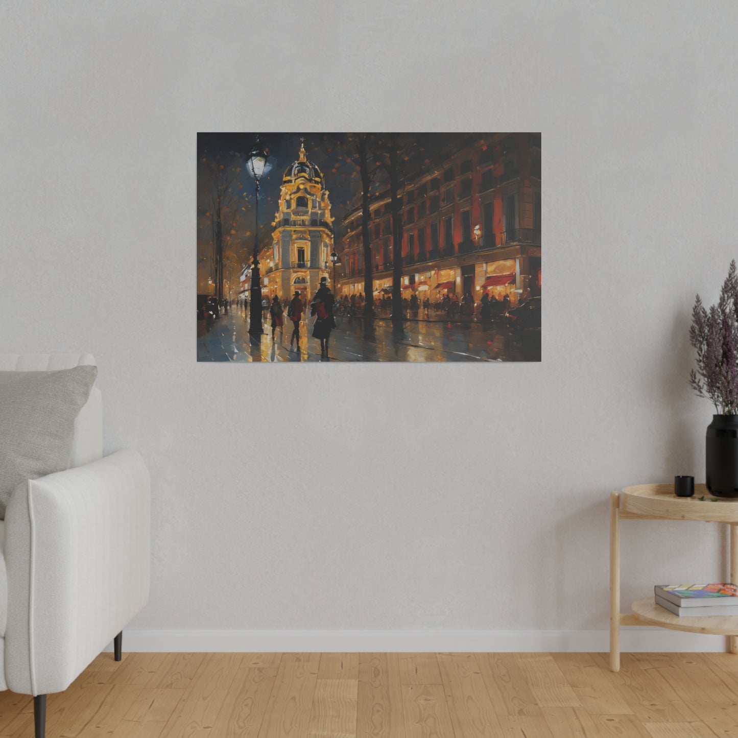 Town Center, Wall Art, Matte Canvas, Stretched, 0.75"