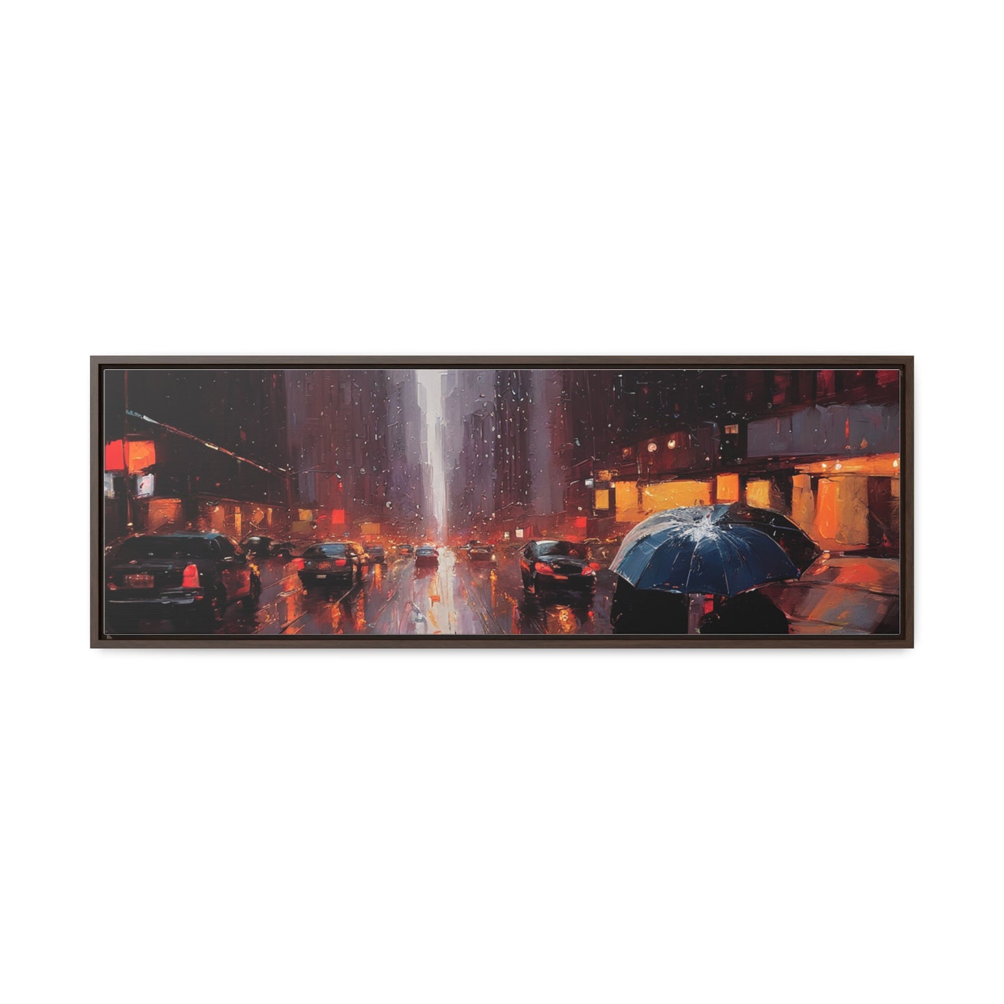 City Streets, Wall Art, Gallery Canvas Wraps, Horizontal Frame